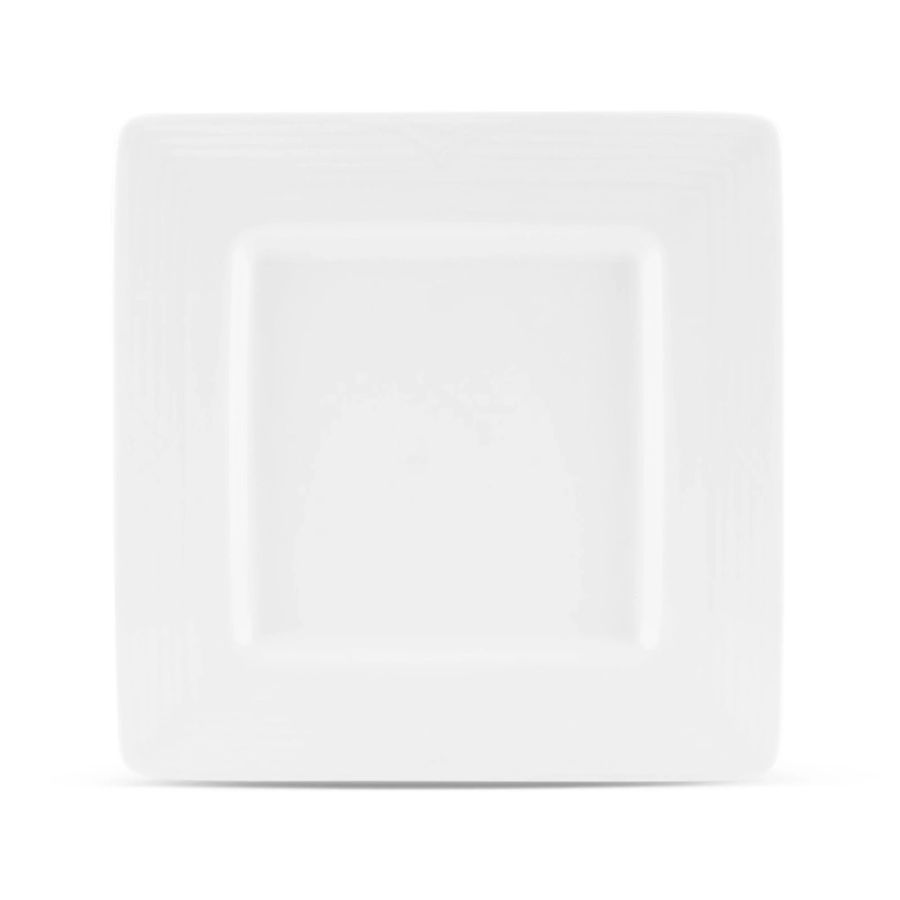 Đĩa vuông cỡ vừa cạnh dài 20,2cm sứ trắng | Arctic White 4000L - 91503