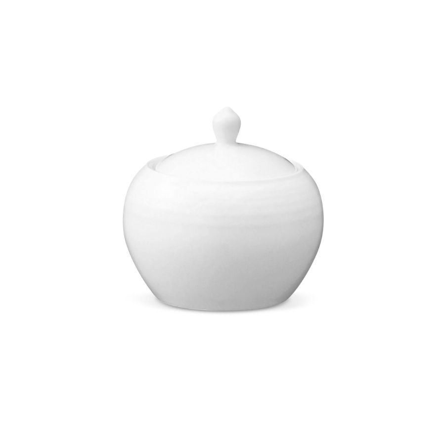 Bình (hũ) đường có nắp đậy dung tích 160ml sứ trắng | Arctic White 4000L - 91527