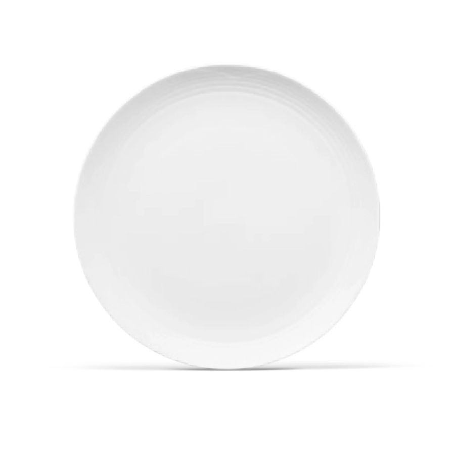 Đĩa tròn coupe cỡ vừa đường kính 24cm sứ trắng | Arctic White 4000L - 91522