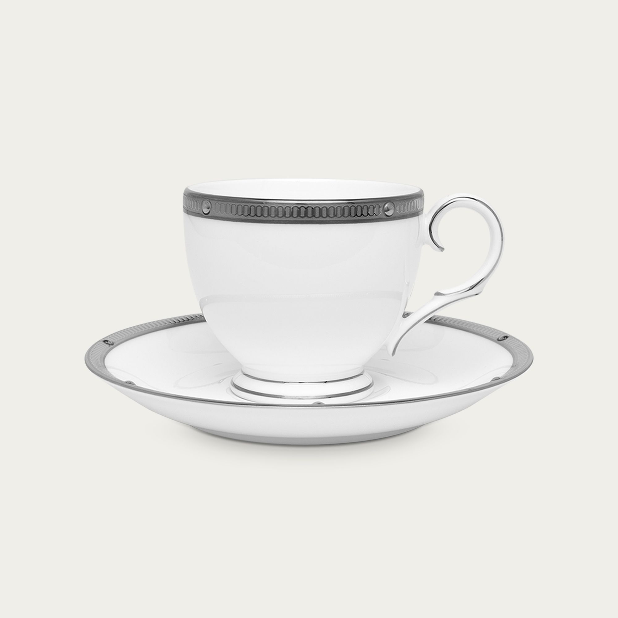  Chén trà (tách trà) 250ml kèm đĩa lót | Rochelle Platinum 4795L-T50788A 