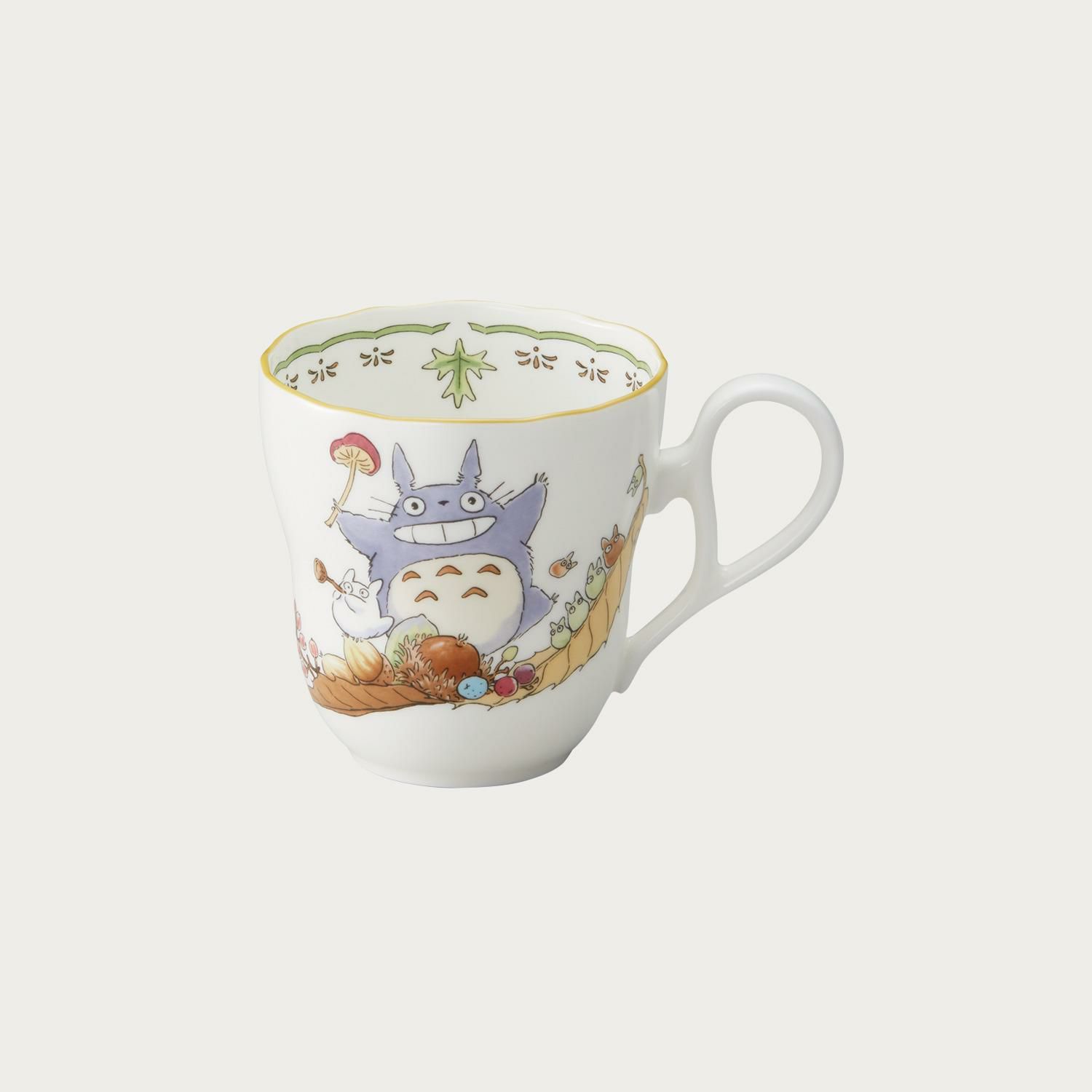  Cốc (ly) uống nước 375ml sứ xương | Totoro 4924-3L-TT97855 