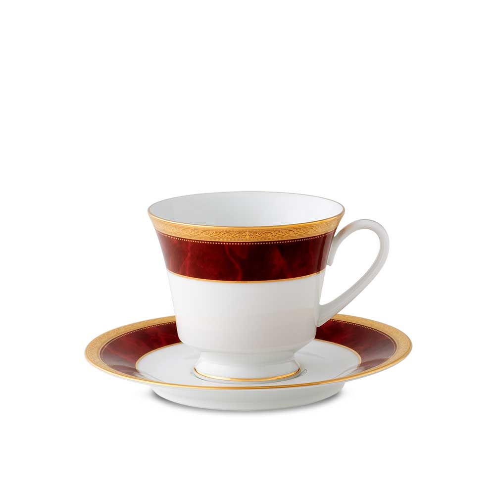  Chén trà (tách trà) kèm đĩa lót dung tích 230ml | MAJESTIC BURGUN M-166L-T91189 