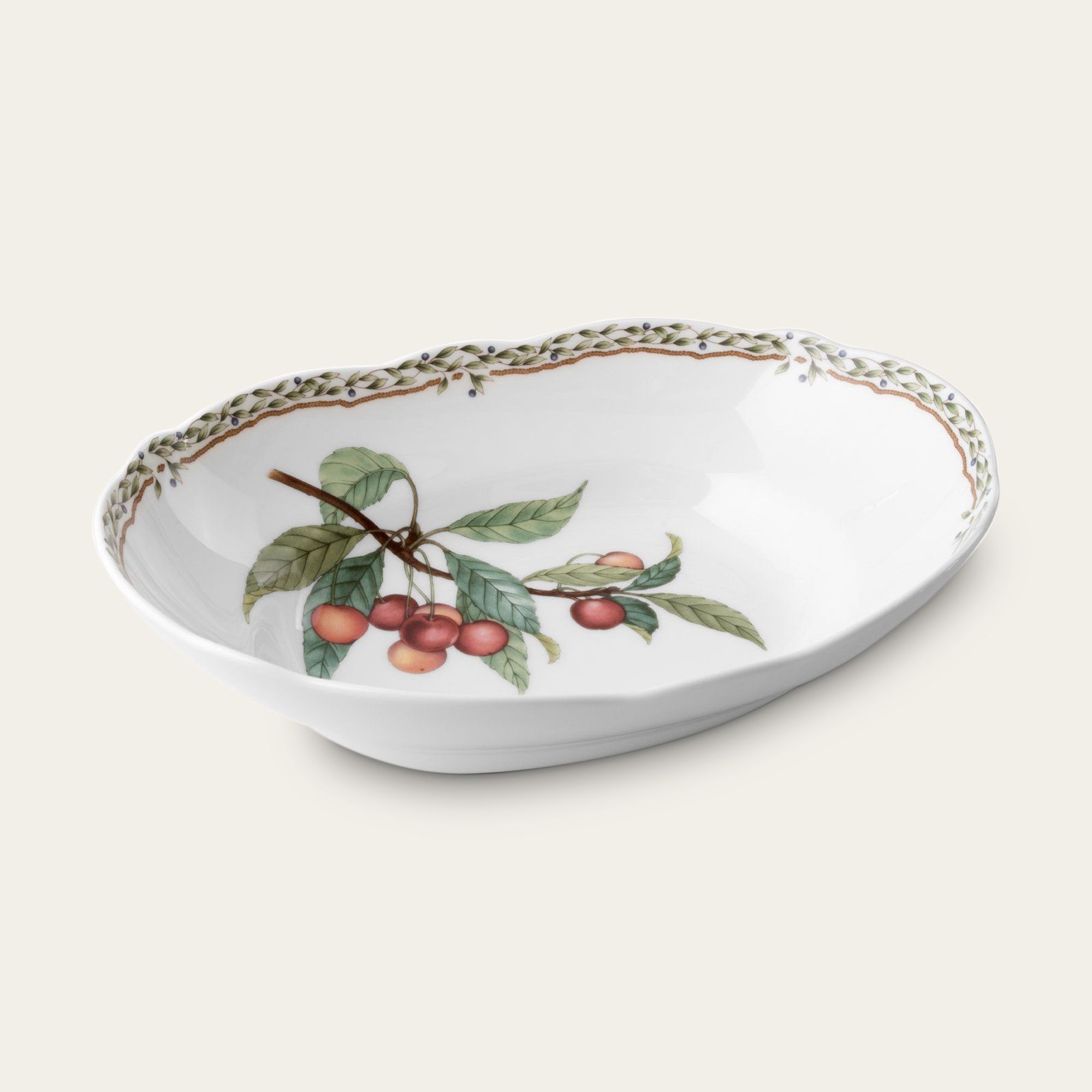 Bát canh (tô canh) Oval dài 25cm sứ xương | Orchard Garden 4911L - 97838