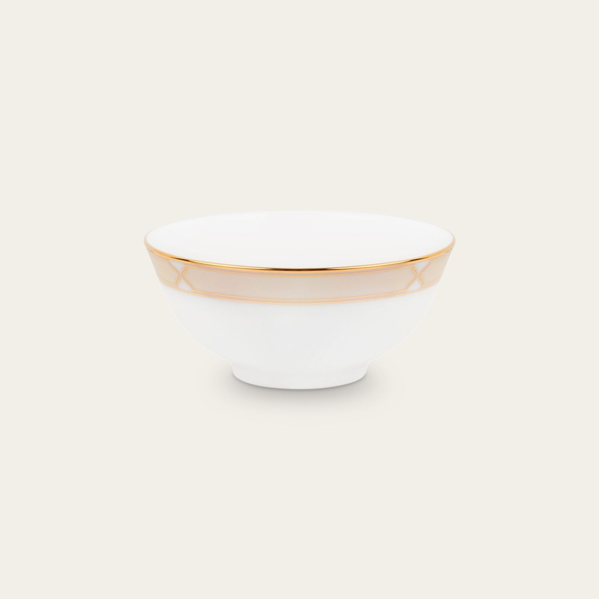 Bát cơm (chén cơm) 12,2cm dung tích 320ml sứ trắng | Eternal Palace Gold 1728L - 91481