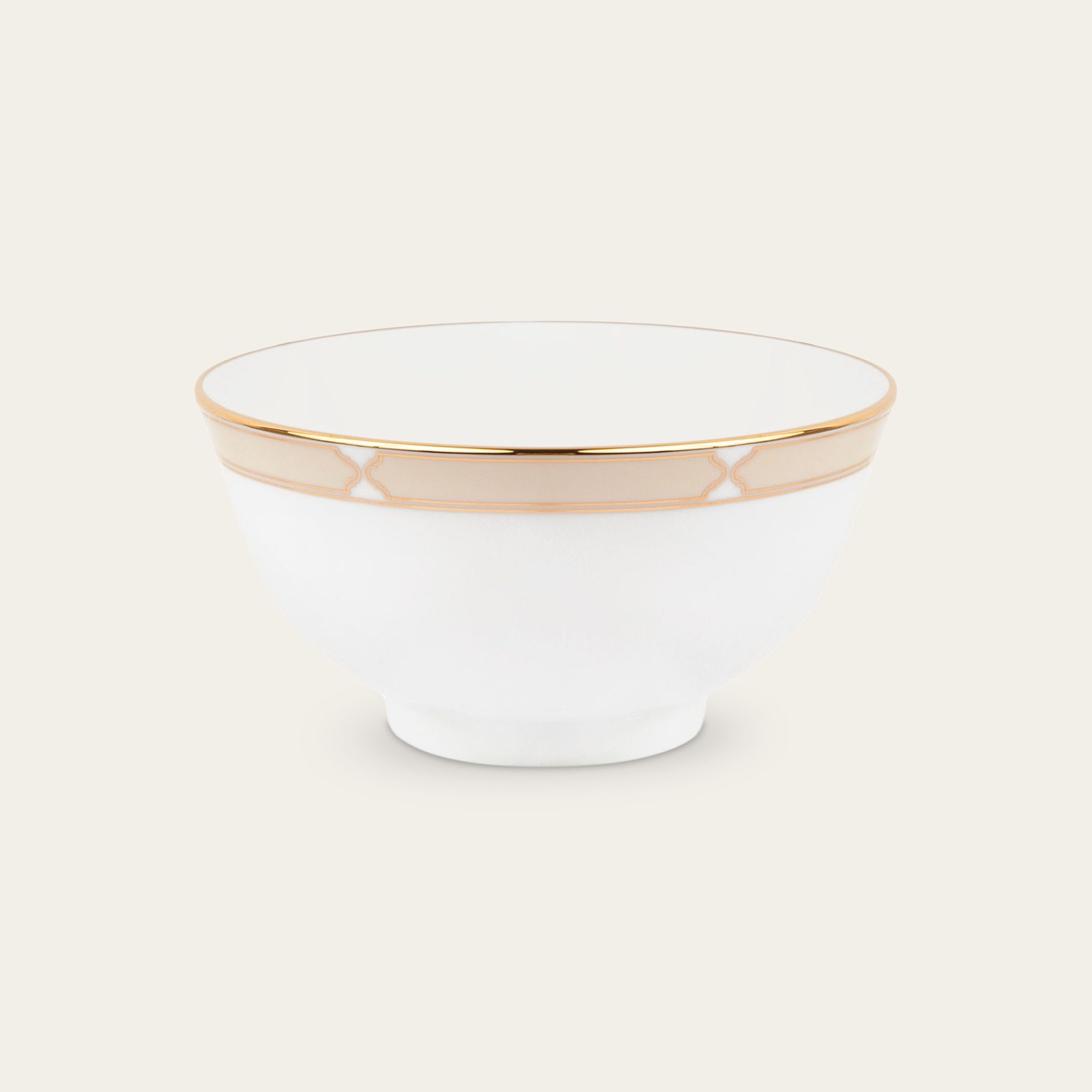 Bát mỳ (tô mỳ) đường kính 16,2cm dung tích 850ml sứ trắng | Eternal Palace Gold 1728L - 91895