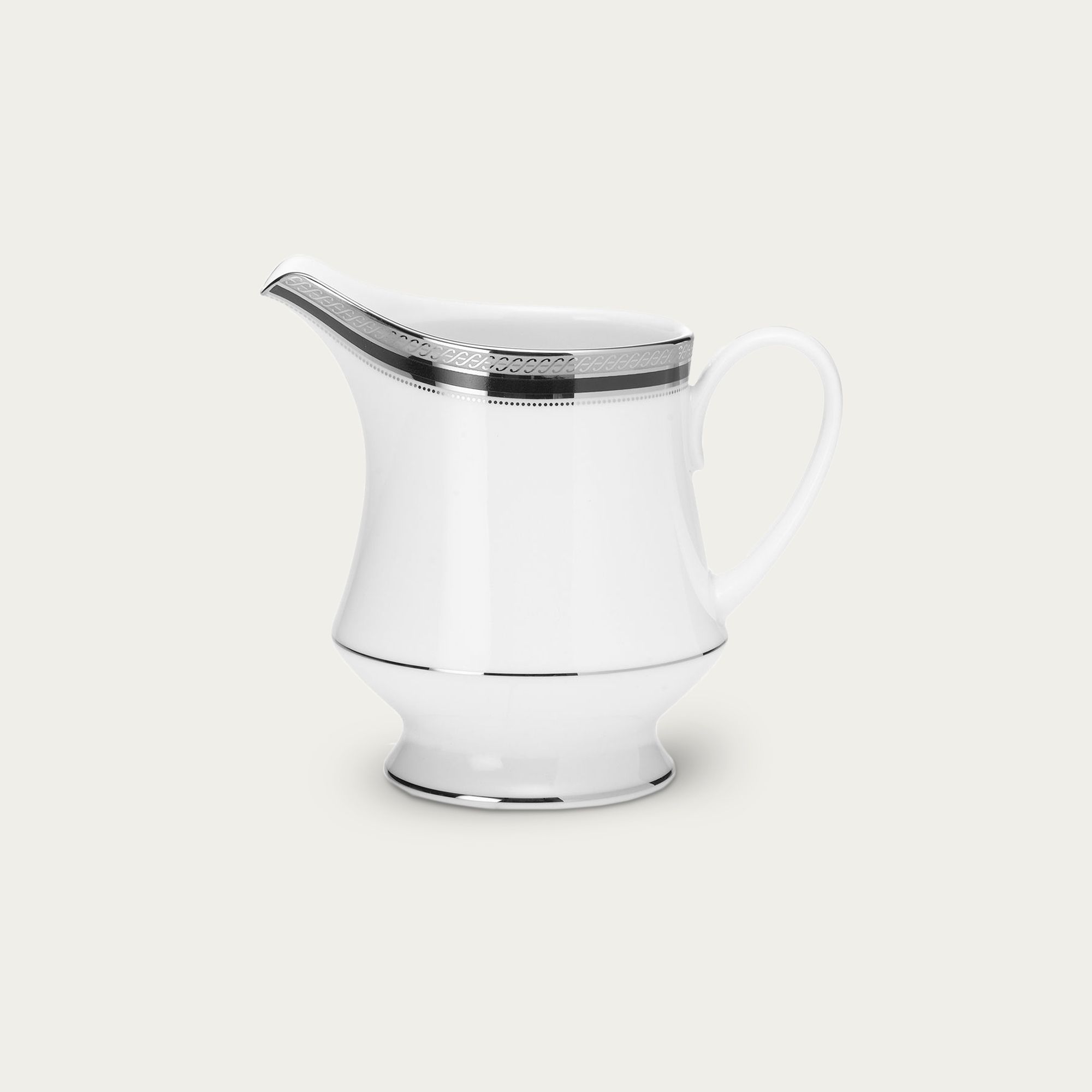 Bình (hũ) đựng sữa dung tích 260ml sứ trắng | Austin Platinum 4360L - 91128