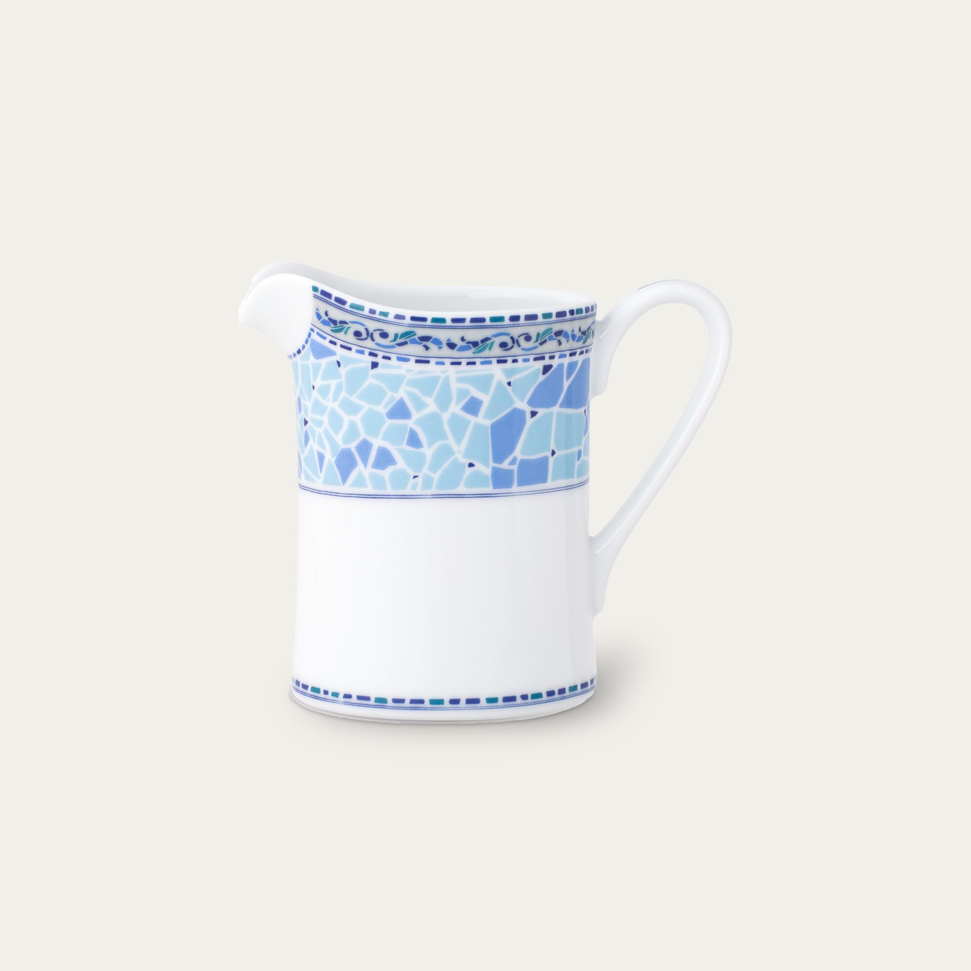 Bình (hũ) đựng sữa dung tích 300ml sứ trắng | Aegean Dreams 1740L - 91126