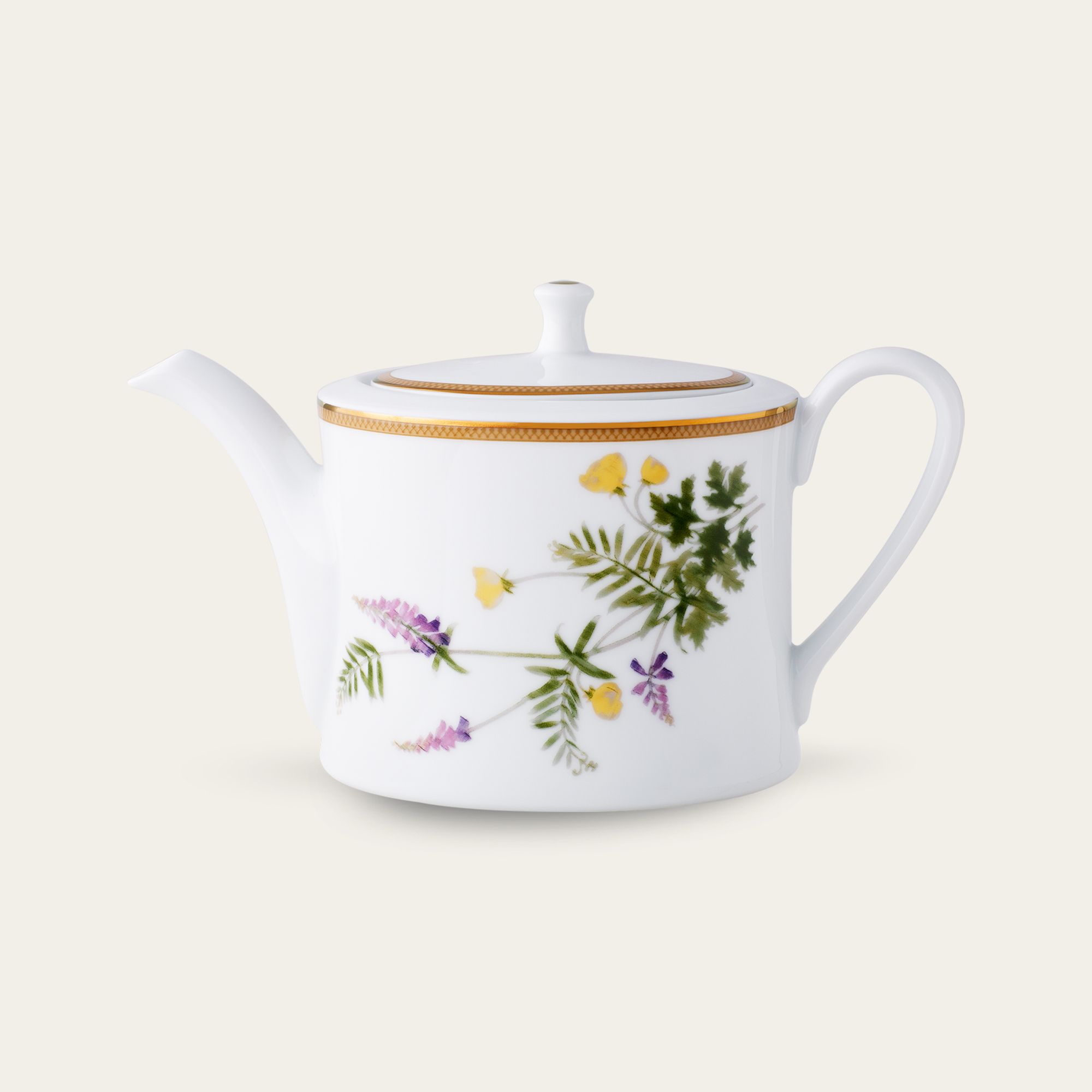 Ấm trà (bình trà) nhỏ dung tích 630ml sứ trắng | New Morning 1738L - 91133