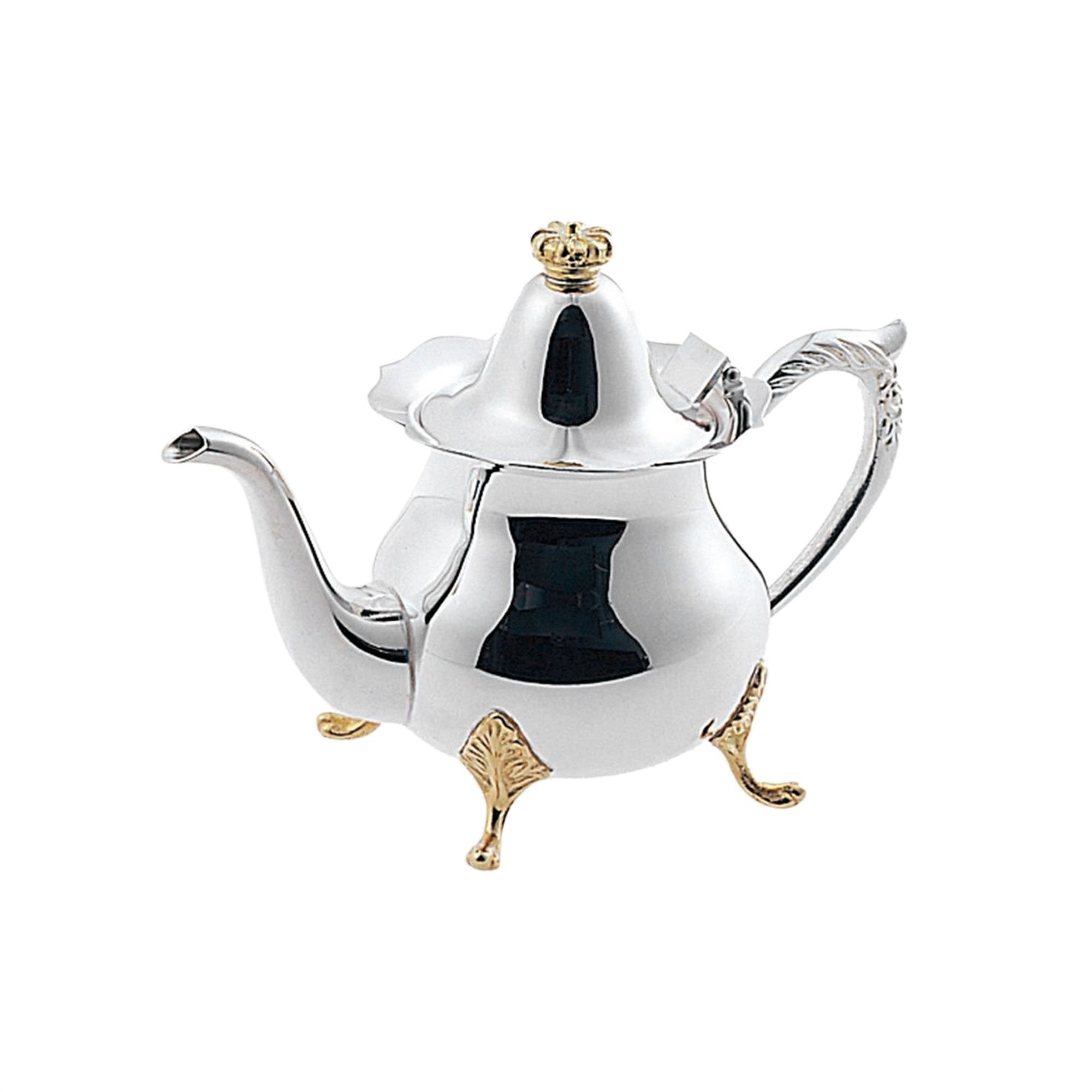 Bình trà dung tích 420ml ( Niken mạ bạc, vàng ) | Tea Accessory HAK - 5Y