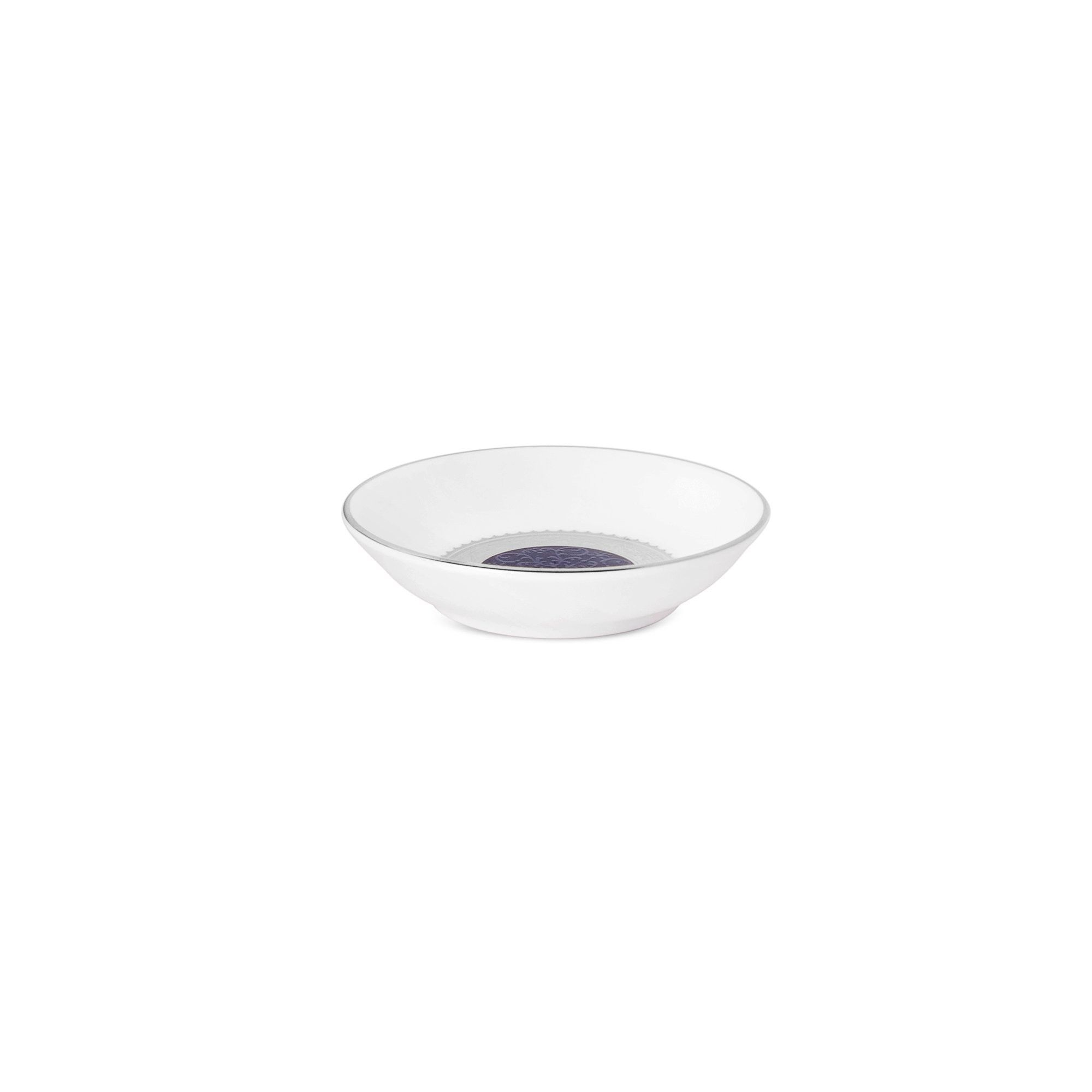 Đĩa tròn 9,7cm đựng nước chấm, gia vị sứ xương | Odessa Cobalt Platinum 4922L - 59714A