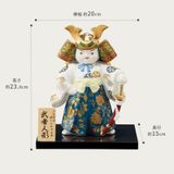  Tượng sứ chiến binh Samurai cao 22cm | Sajiki Collection AC193-YK150 