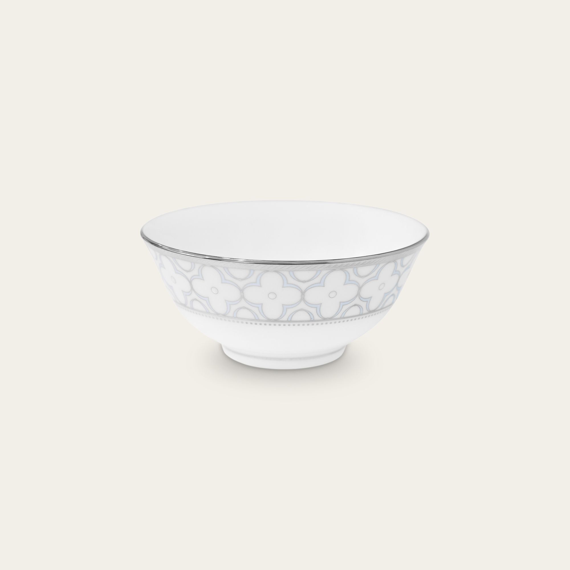 Bát cơm (chén cơm) 11,6cm dung tích 280ml sứ xương | Trefolio Platinum 4957L - 50182A