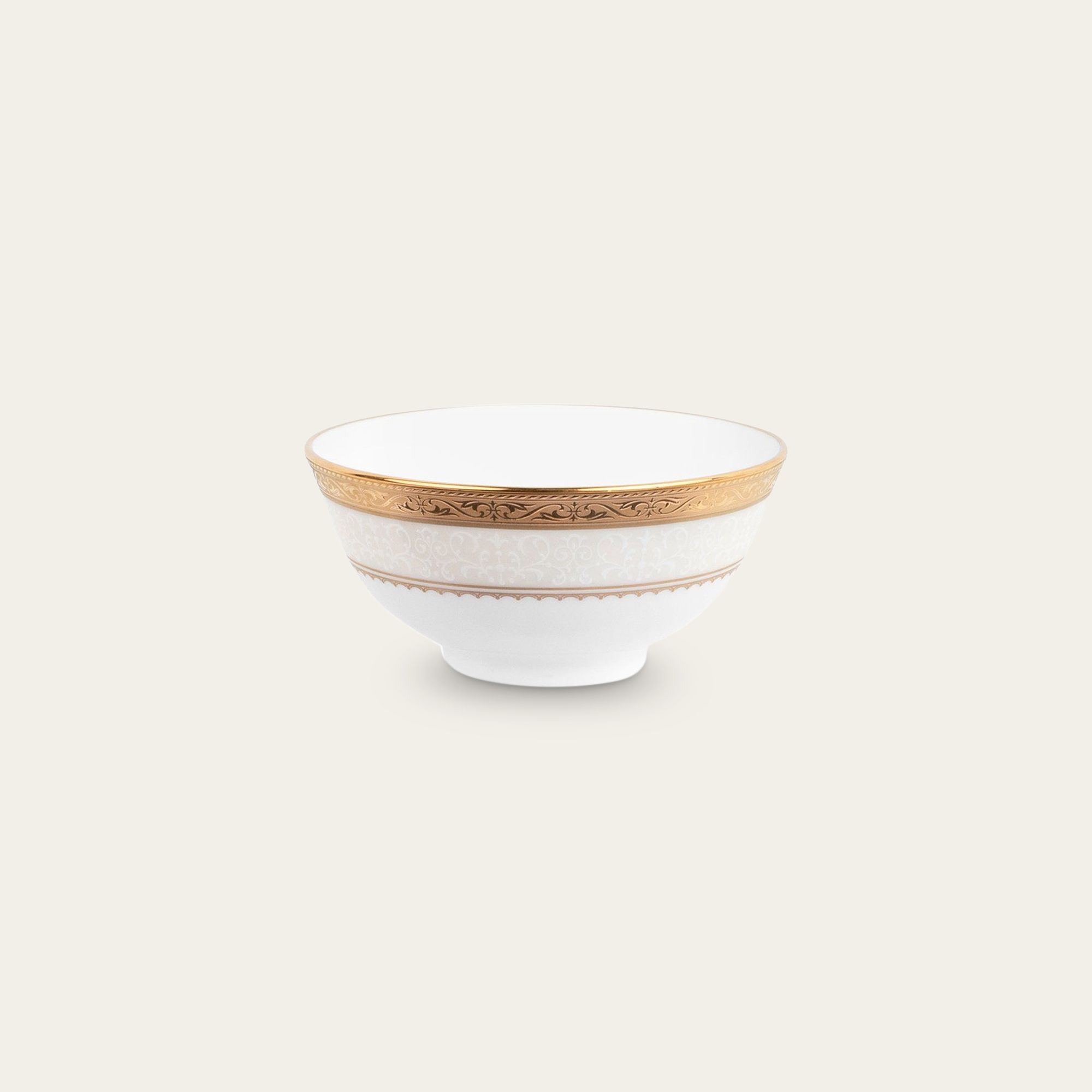 Bát (chén) 10,5cm dung tích 210ml đựng nước chấm, soup | Odessa Gold 4874L - 50184A