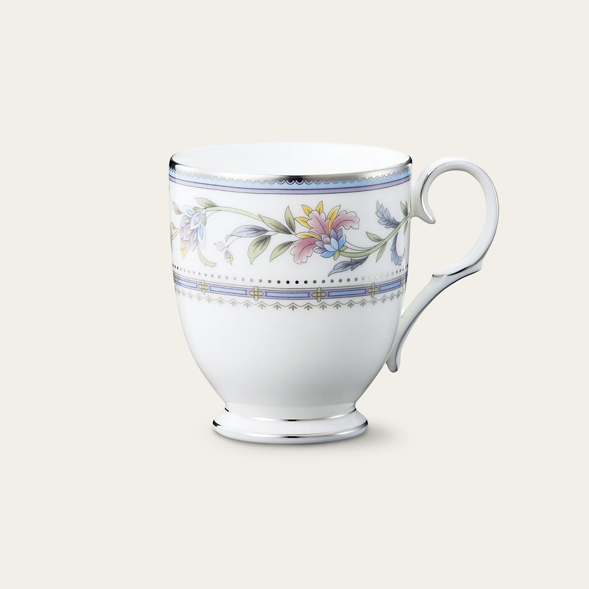Cốc (ly) uống nước, cà phê dung tích 320ml sứ xương | Jardin Fleuri 4910L - T50755A