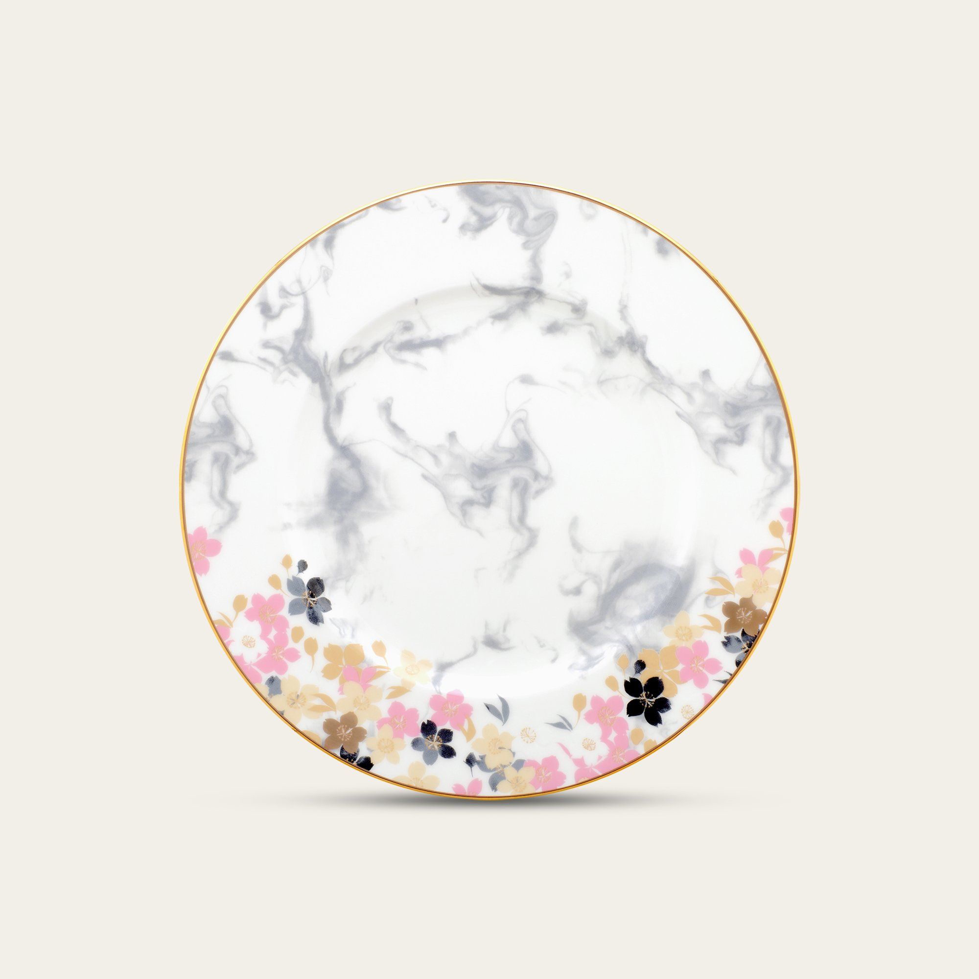 Đĩa tròn cỡ vừa đường kính 23,4cm sứ xương | Moonlit Blossoms 4969L - 97216