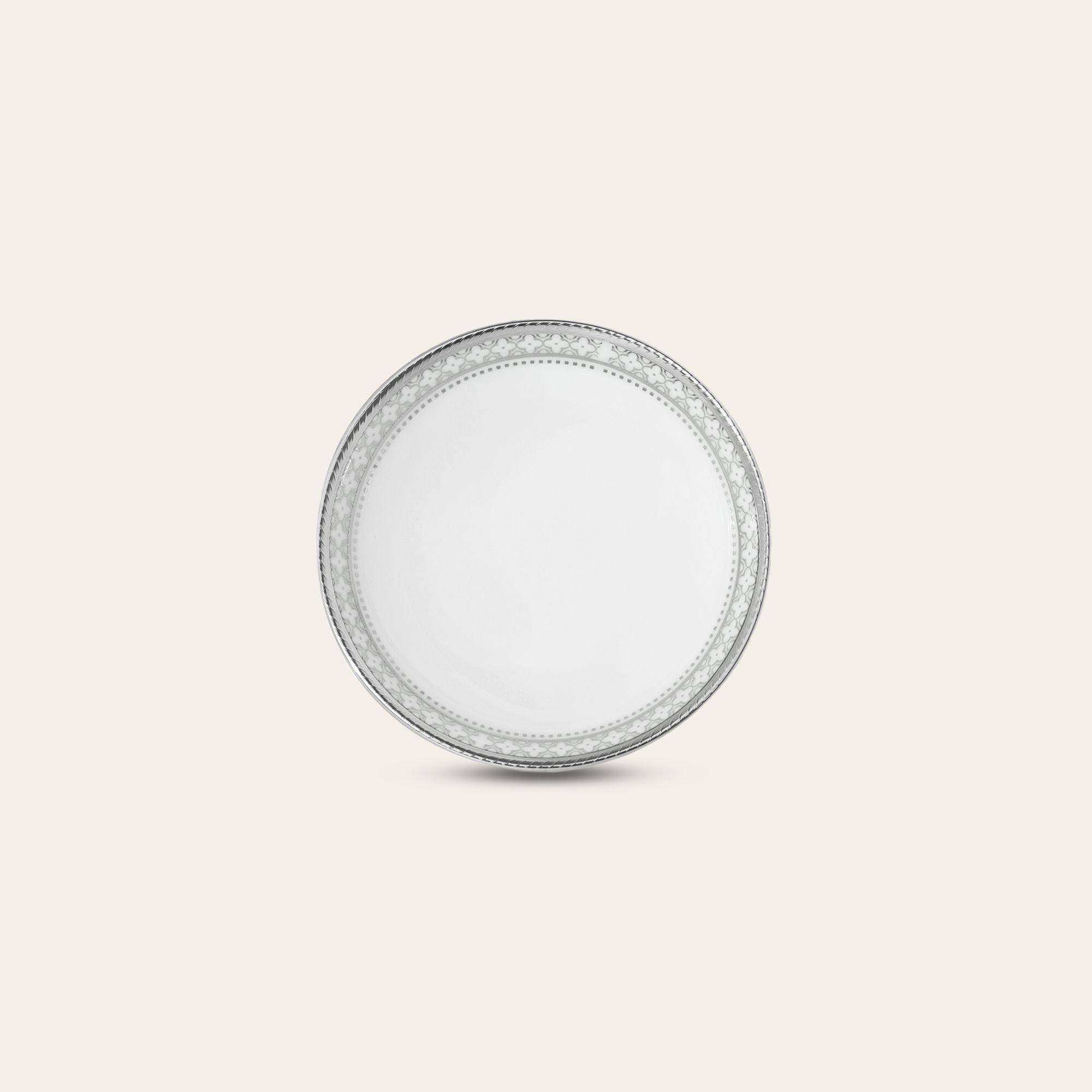 Đĩa tròn 9,7cm đựng nước chấm, gia vị sứ xương | Trefolio Platinum 4957L - 59714A
