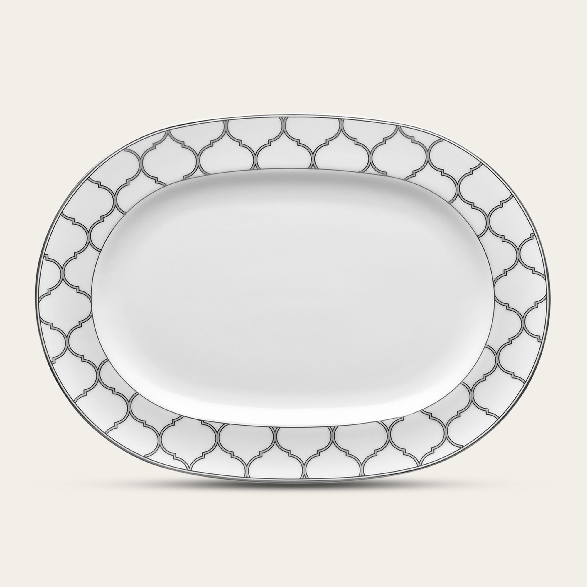 Đĩa Oval cỡ nhỏ (SM) dài 30,4cm sứ trắng | Eternal Palace 1717L - 91045