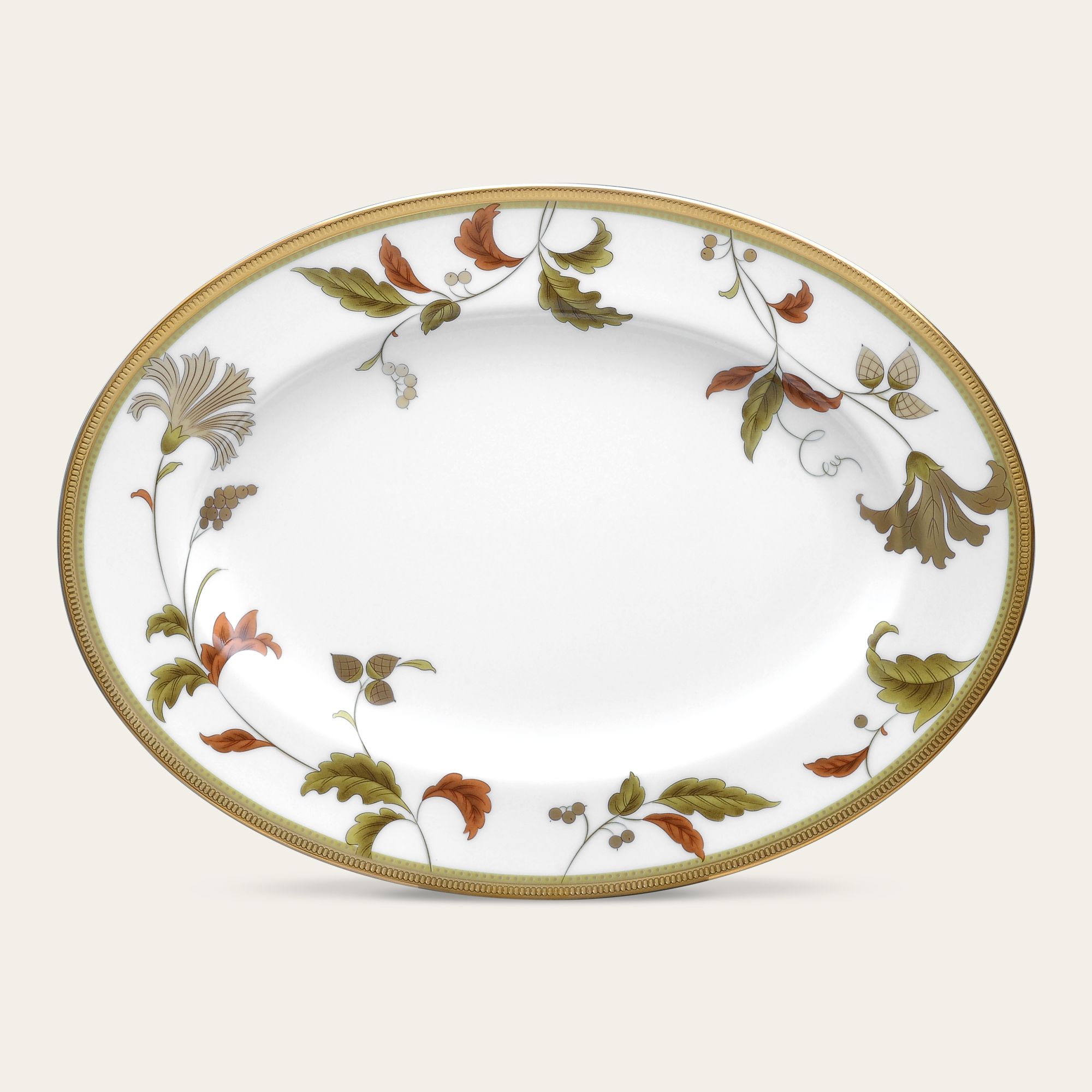 Đĩa Oval cỡ nhỏ (SM) dài 31,2cm sứ xương | Islay 4885L - 97245