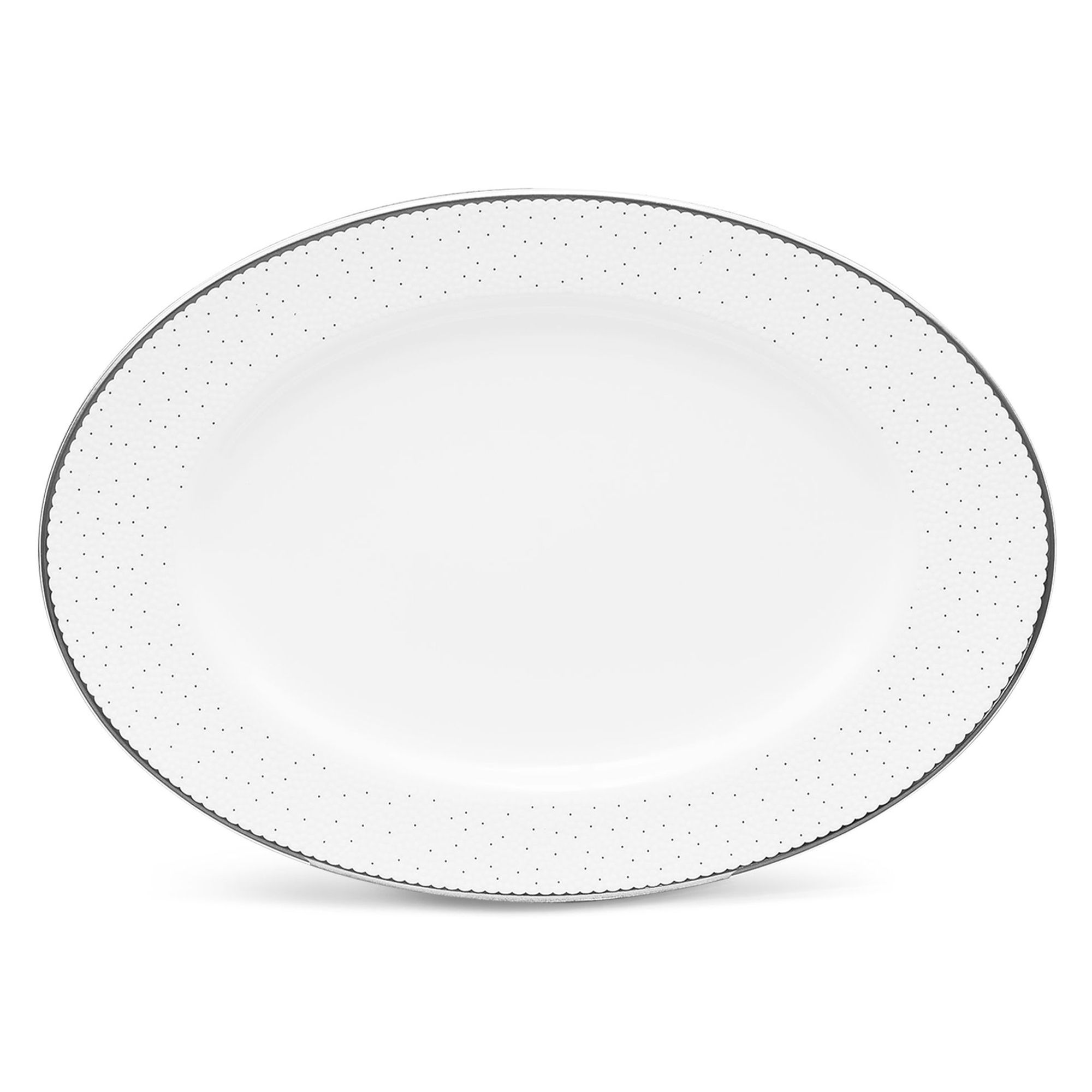 Đĩa Oval cỡ vừa (MD) dài 36,8cm sứ xương | Broome Street 4913L - 97244