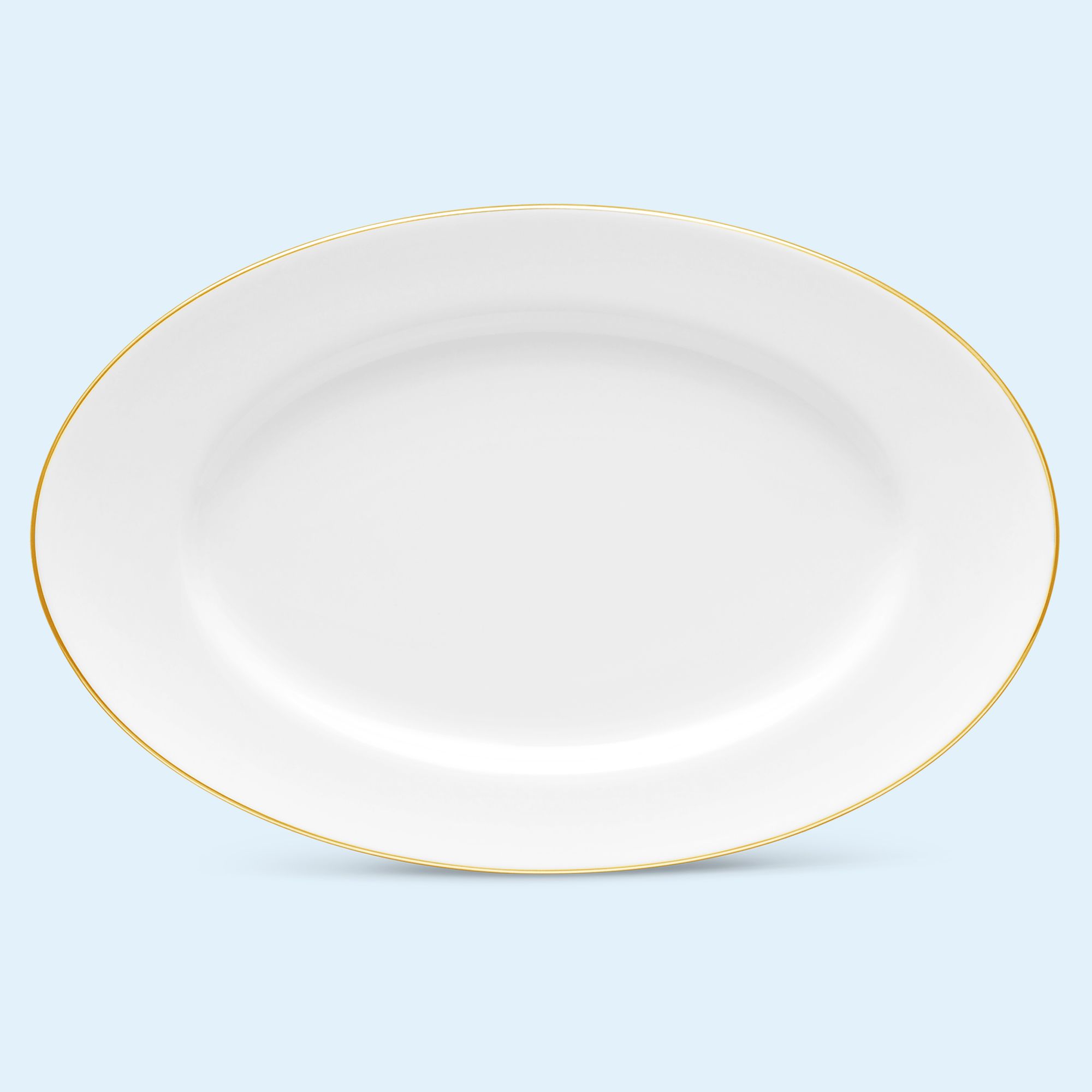 Đĩa Oval cỡ vừa (MD) dài 36,8cm sứ xương | Accompanist 4886-1L - 97244