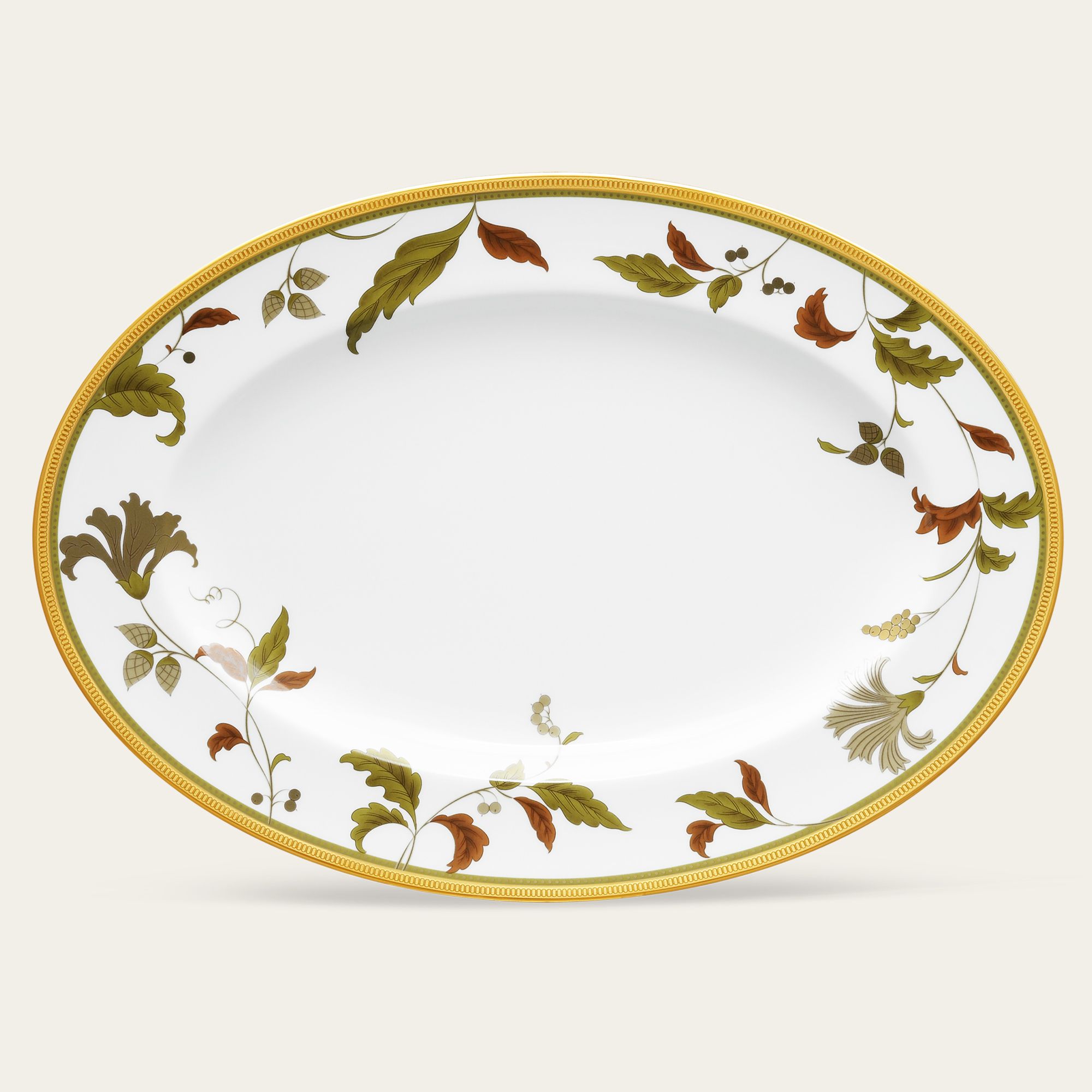 Đĩa Oval cỡ vừa (MD) dài 36,8cm sứ xương | Islay 4885L - 97244