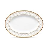  Đĩa Oval cỡ vừa (MD) dài 36,8cm sứ xương | Trefolio Gold 4945L-97244 