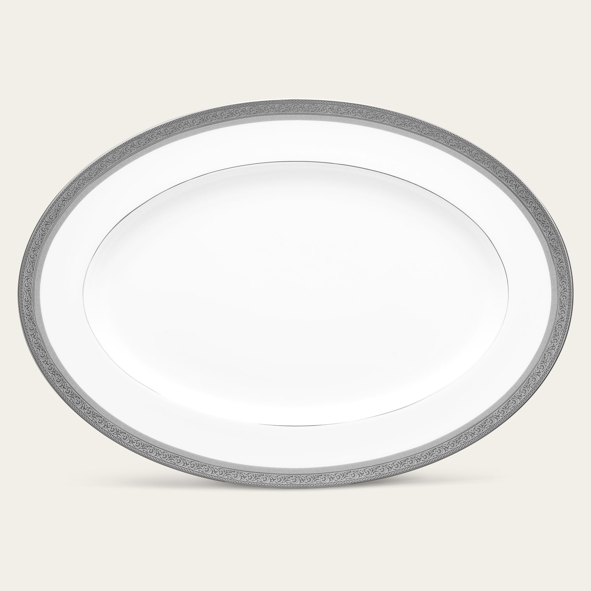 Đĩa Oval cỡ vừa (MD) dài 36,8cm sứ xương | Summit Platinum 4919L - 97244