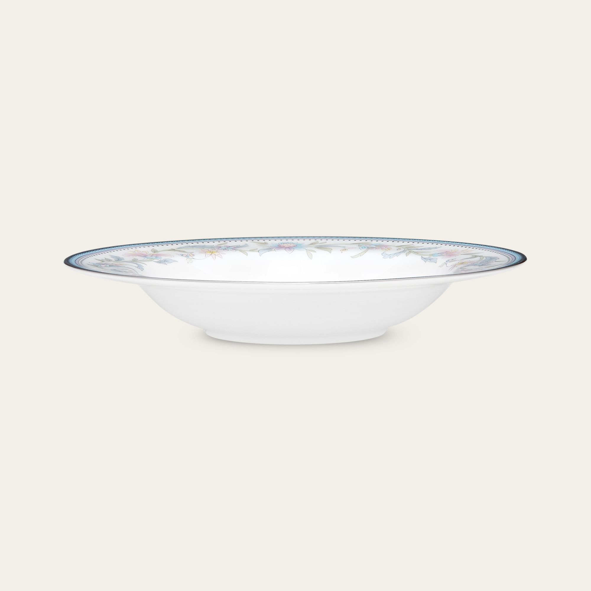Đĩa sâu lòng 21,4cm dung tích 300ml sứ xương | Jardin Fleuri 4910L - 97207