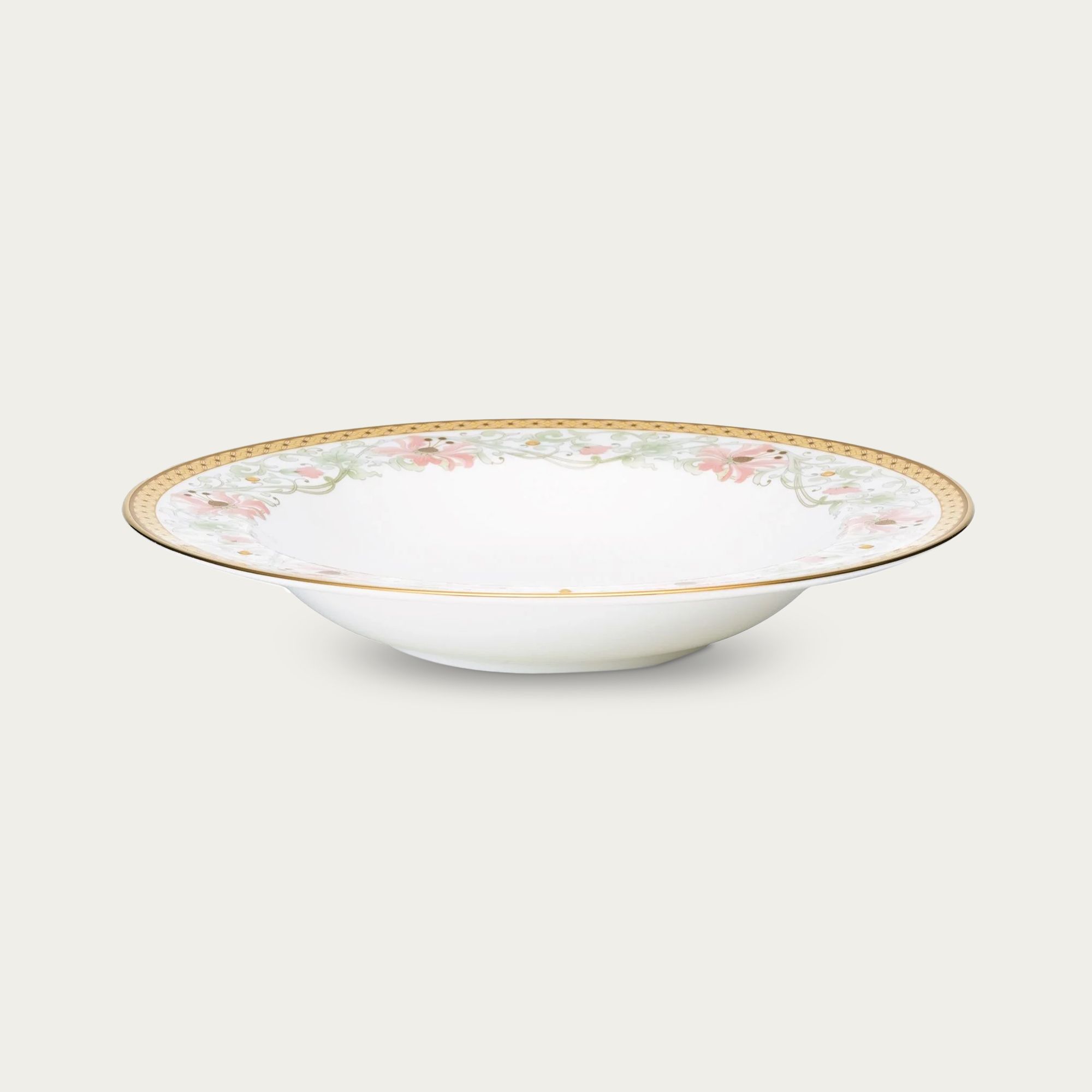 Đĩa sâu lòng 21,4cm dung tích 300ml sứ xương | Blooming Splendor 4892L - 97207