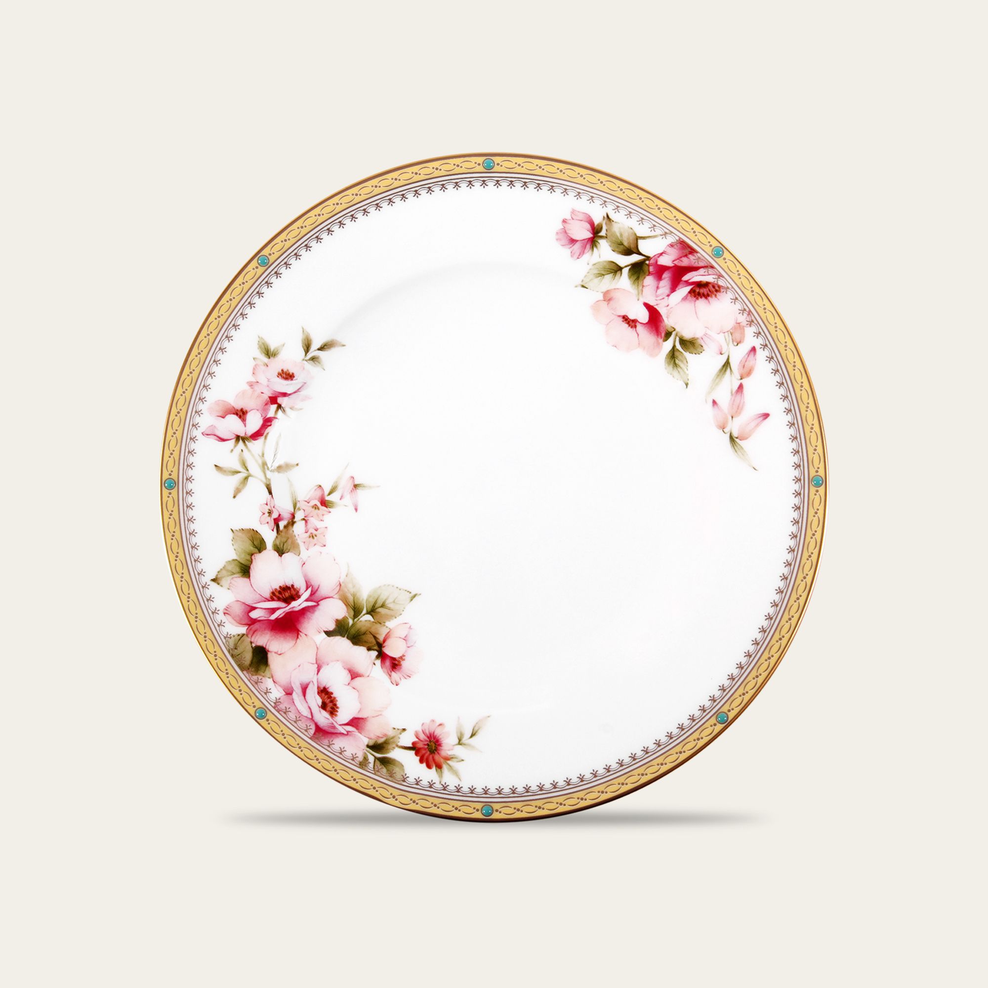 Đĩa tròn cỡ vừa đường kính 21,2cm sứ xương | Hertford 4861L - 97211