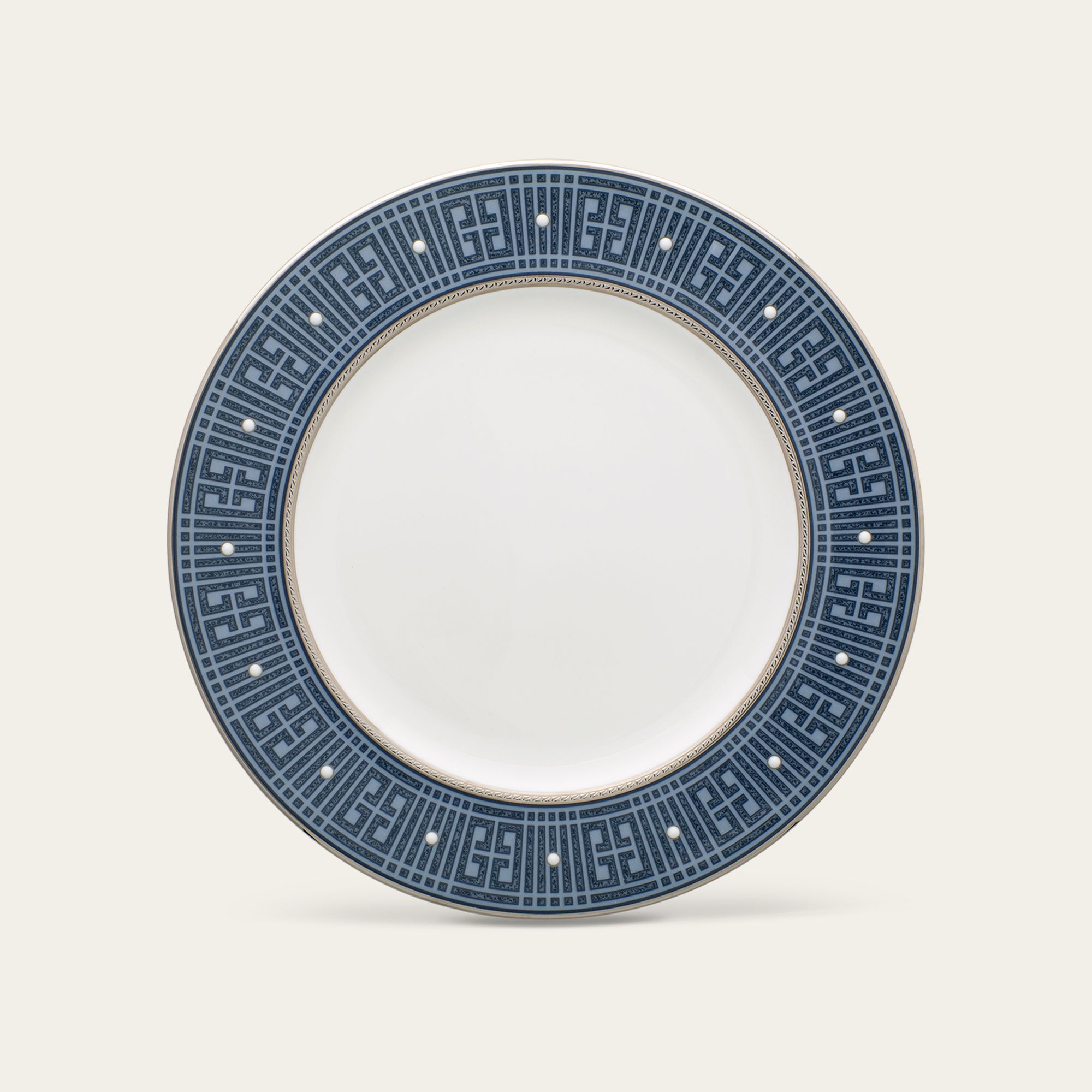 Đĩa tròn cỡ vừa đường kính 21,9cm sứ xương | Infinity Blue 4978-1L - 97311