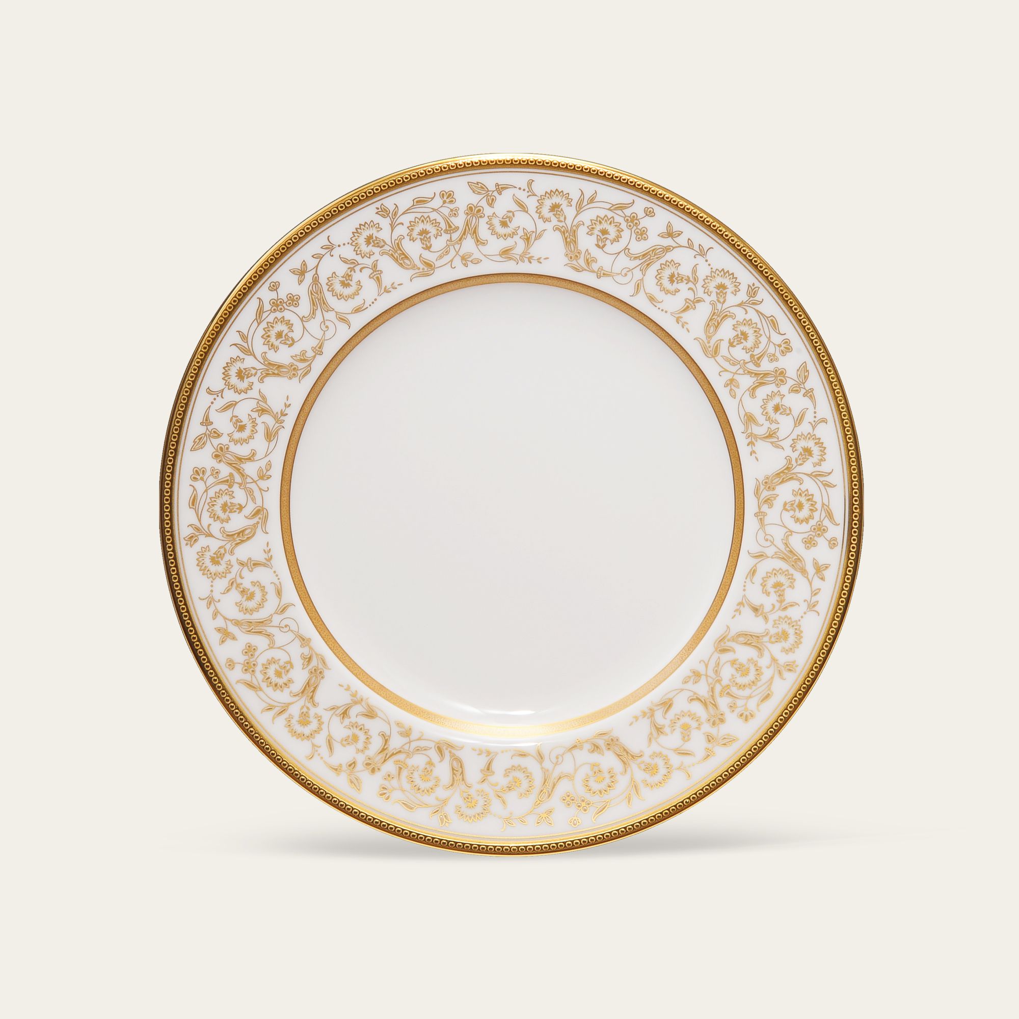 Đĩa tròn cỡ vừa đường kính 21,9cm sứ xương | Summit Gold 4912L - 97311