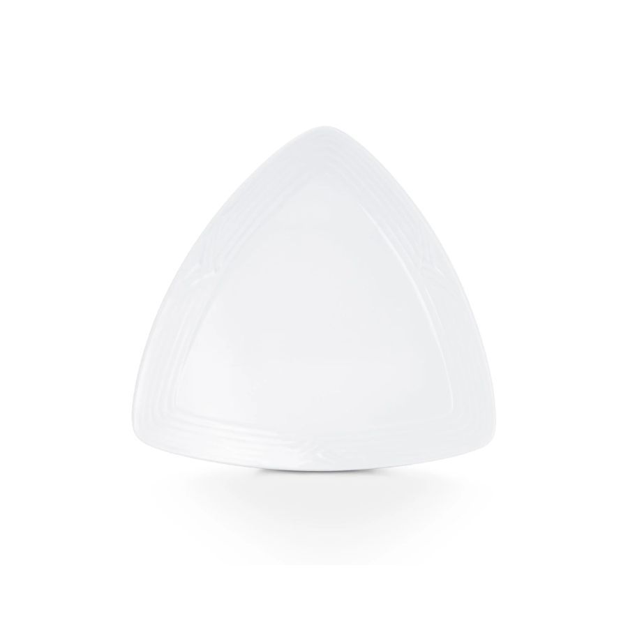 Đĩa hình tam giác 23cm sứ trắng | Arctic White 4000L - 91518