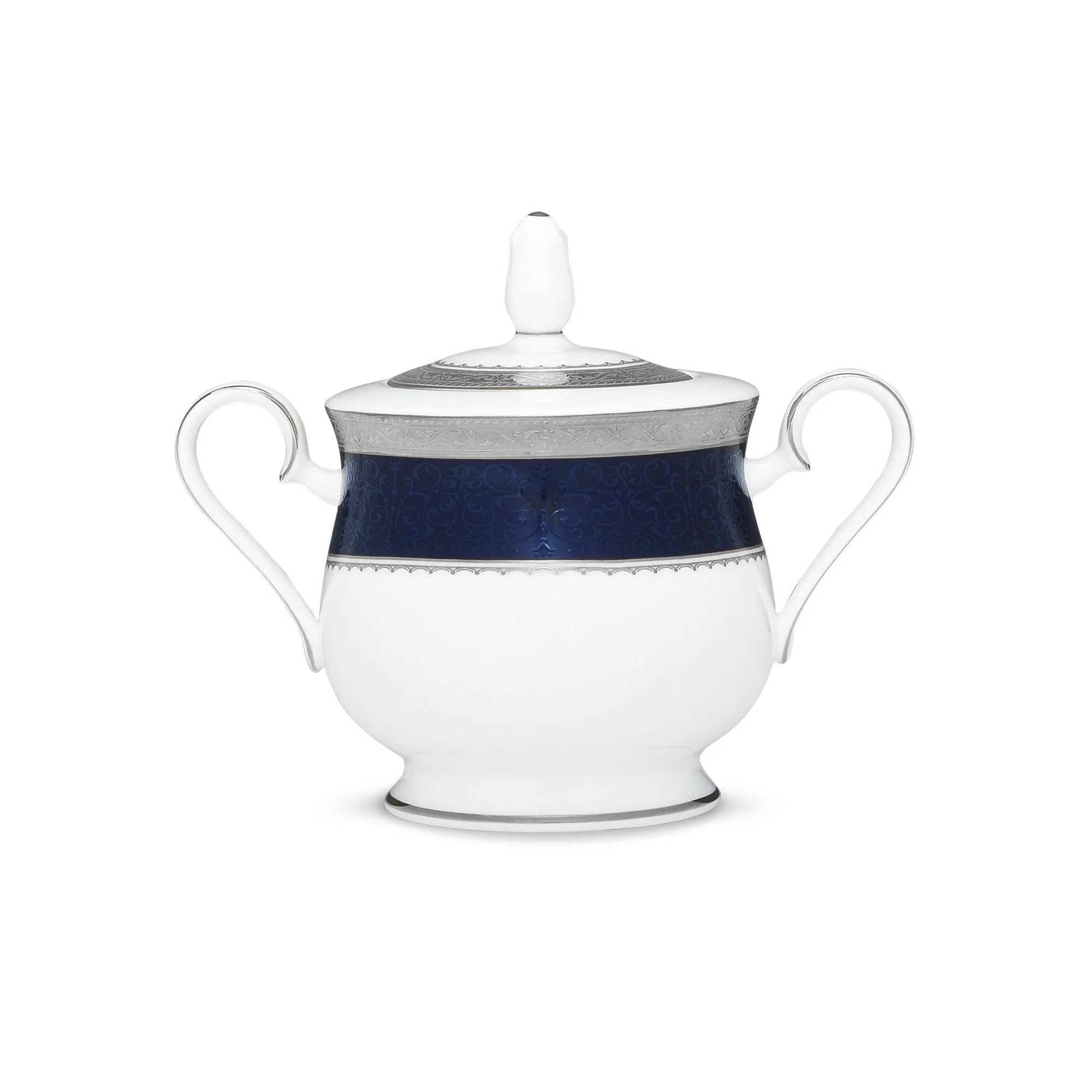 Bình (hũ) đường có nắp đậy dung tích 350ml sứ xương | Odessa Cobalt Platinum 4922L - 97227