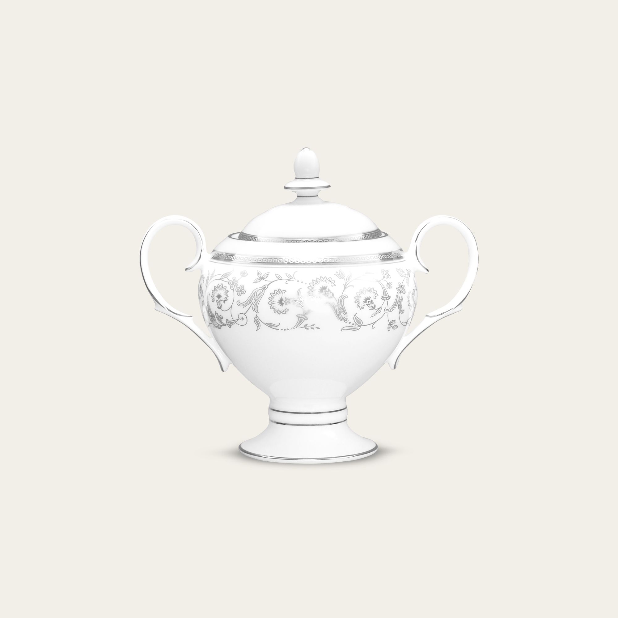 Bình (hũ) đường có nắp đậy dung tích 325ml sứ xương | Summit Platinum 4919L - 50727A