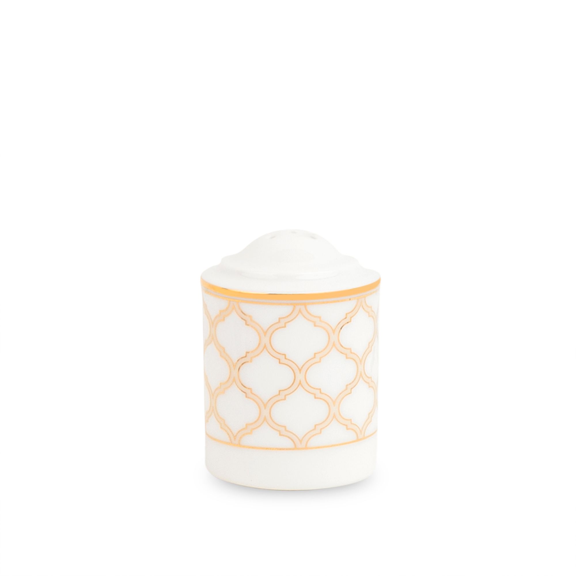 Lọ đựng muối (loại 6 lỗ) cao 6,9cm sứ trắng | Eternal Palace Gold 1728L - 91071