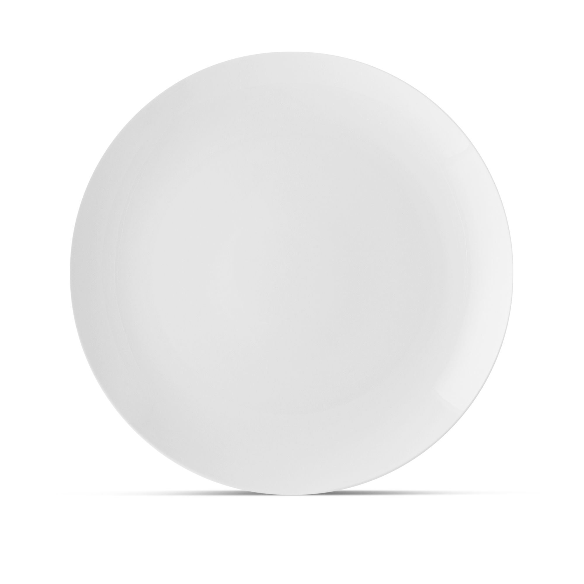 Đĩa tròn coupe cỡ siêu lớn (XL) đường kính 36,8cm sứ xương | Plain White 9990L - 50104A