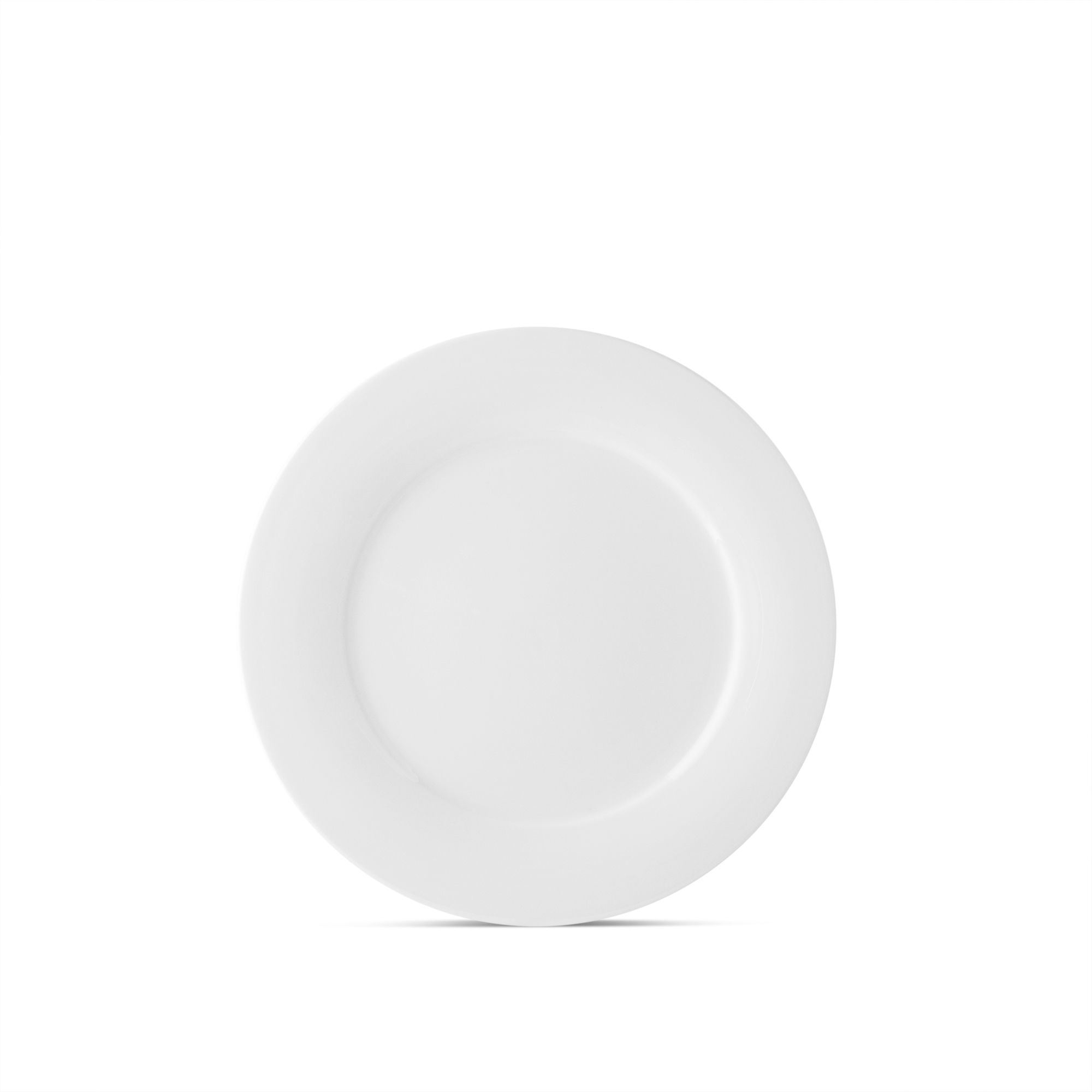 Đĩa tròn cỡ nhỏ đường kính 16,6cm sứ xương | Plain White 9990L - 58512A