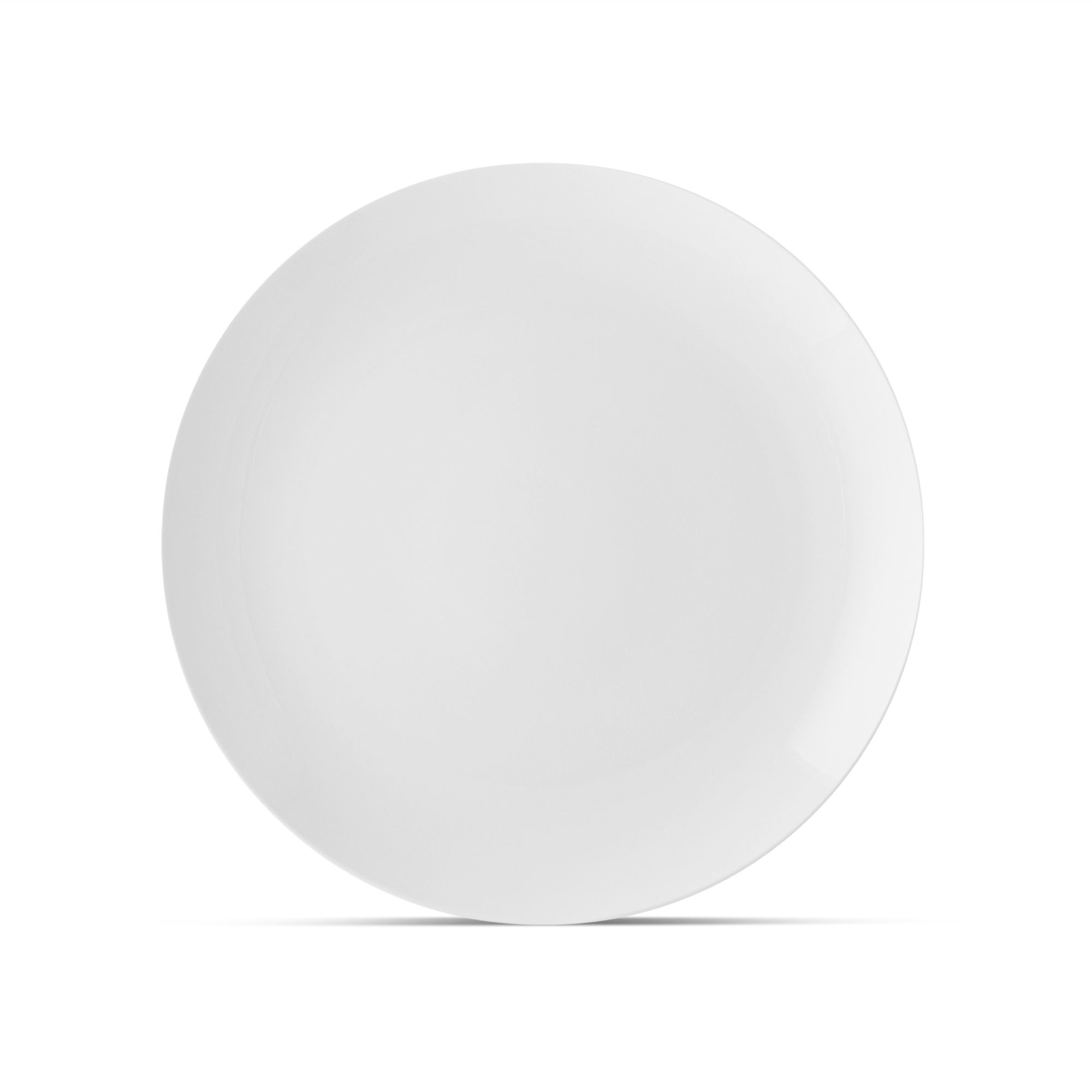 Đĩa tròn coupe cỡ vừa đường kính 25,2cm sứ xương | Plain White 9990L - 50110A