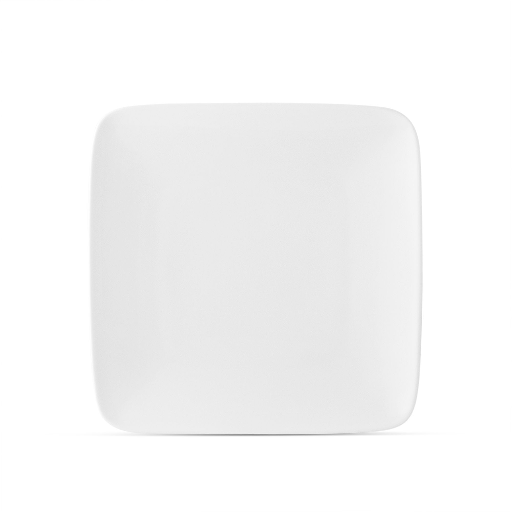 Đĩa vuông coupe cỡ vừa cạnh dài 19,1cm sứ xương | Plain White 4850L - 97317