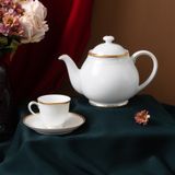  Bộ ấm chén uống trà 13 món (ấm nhỏ 780ml) | Flanders Gold 1714L-T014S 