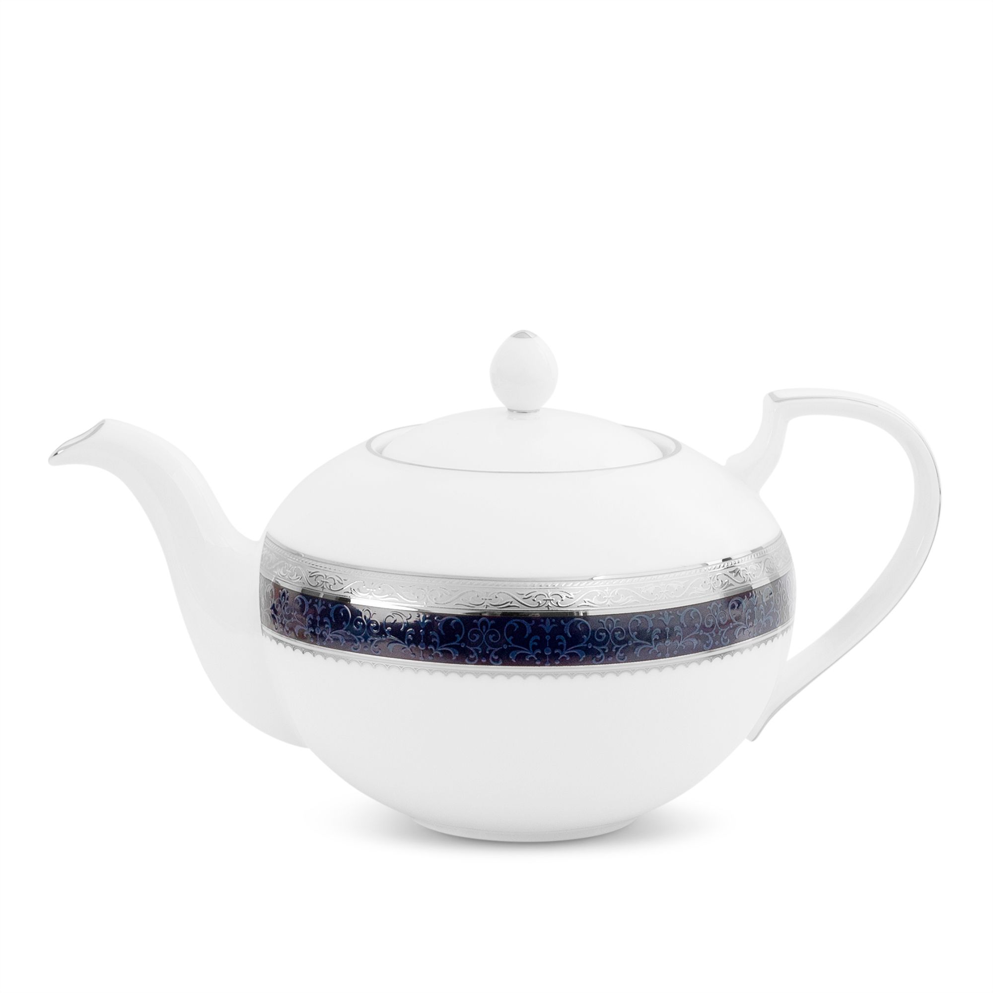 Ấm trà (bình trà) dung tích 1.150ml sứ xương | Odessa Cobalt Platinum 4922L - 59533A