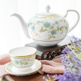  Chén trà (tách trà) Châu Á ( không quai cầm ) 140ml kèm đĩa lót | Yoshino 9983J-Y501549 