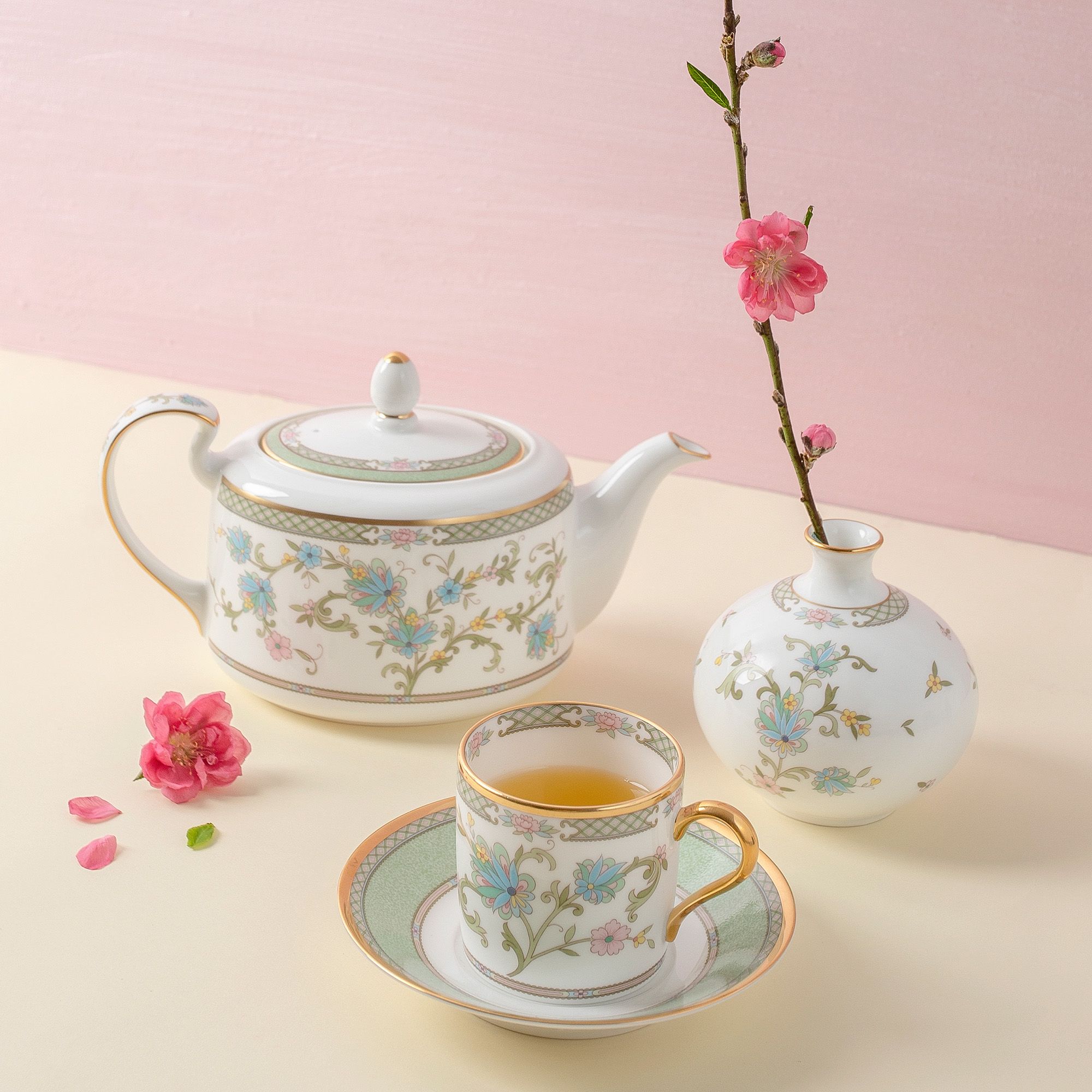  Chén trà (tách trà) nhỏ 125ml kèm đĩa lót | Yoshino 9983J-Y59881 