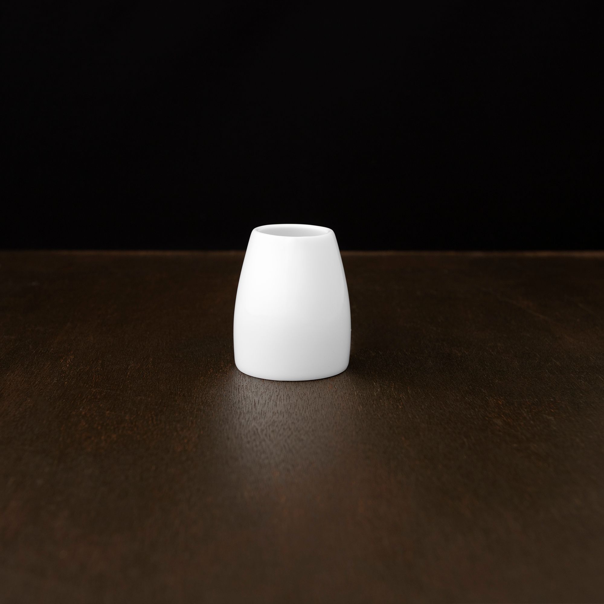 Lọ đựng tăm đường kính 5cm, cao 6cm sứ trắng | Art Stage 3-753L - 96778