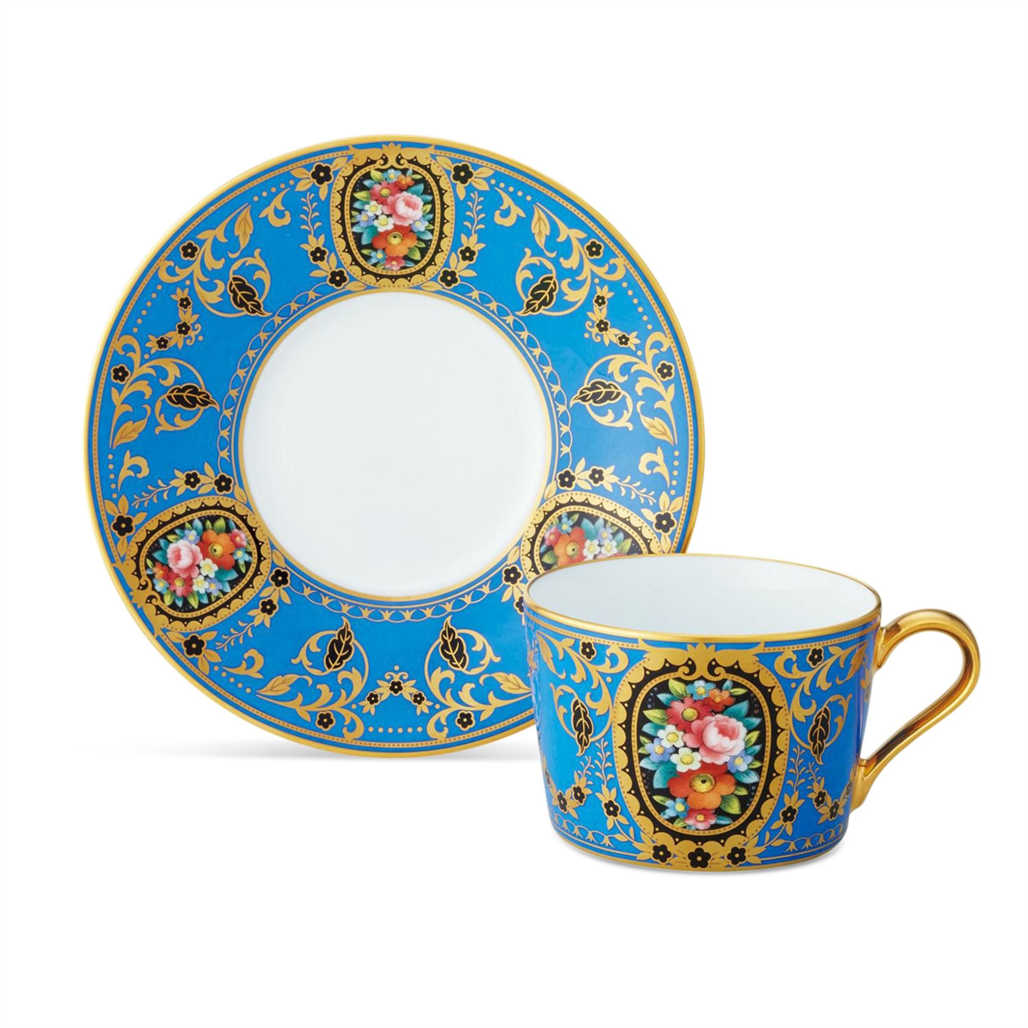  Chén trà (tách trà) kèm đĩa lót dung tích 210ml sứ trắng cao cấp | The Homage Collection H-765J-T2401 