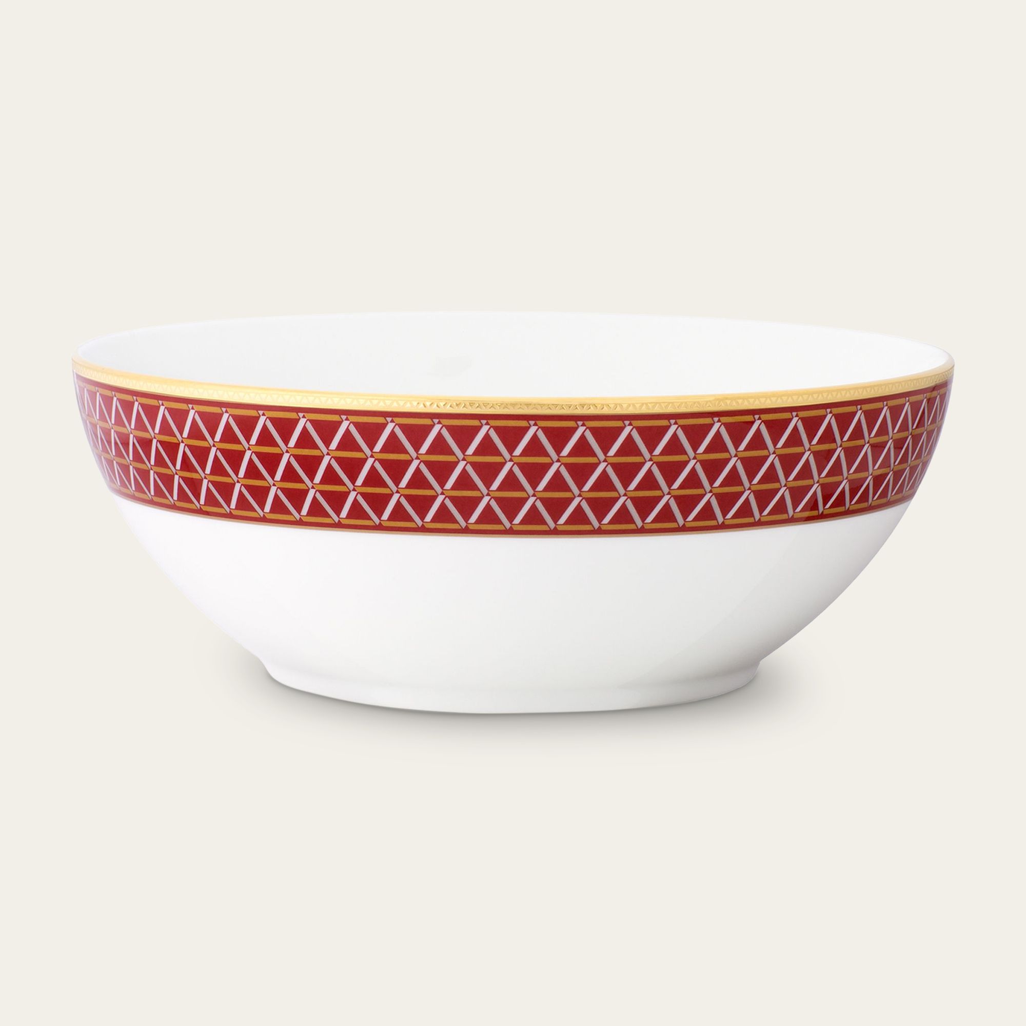 Bát canh (tô canh) tròn 22,4cm dung tích 1.950ml sứ xương | Crochet 4966L - 97382