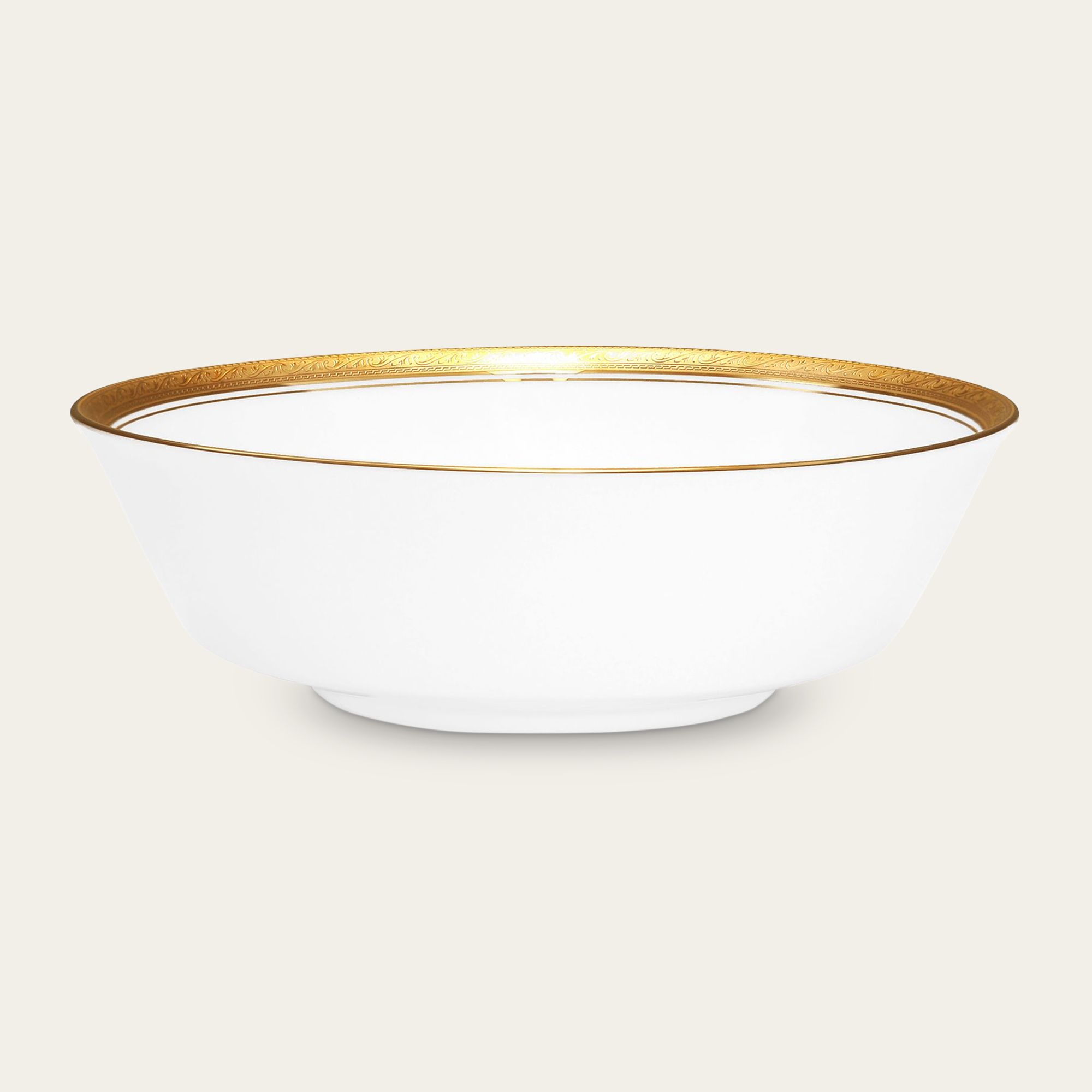 Bát canh (tô canh) tròn 22,7cm dung tích 1.600ml sứ trắng | Crestwood Gold 4167L - 91908