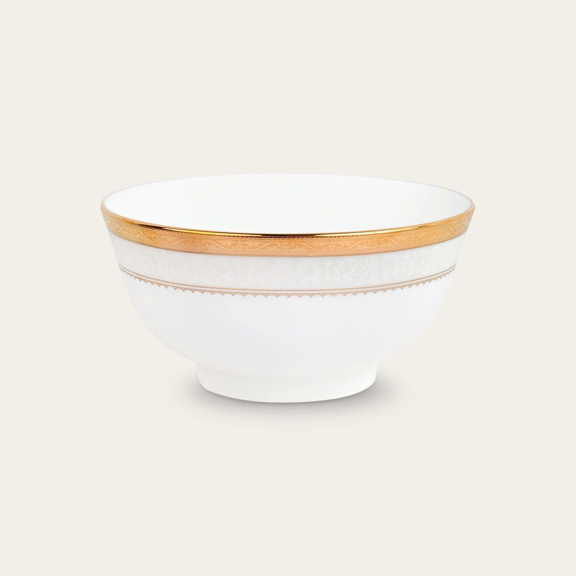 Bát mỳ (tô mỳ) đường kính 16,1cm dung tích 880ml sứ xương | Odessa Gold 4874L - 50192A