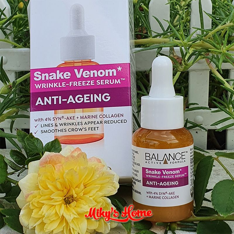  Serum chống lão hóa từ nọc rắn Balance Active Skincare Snake Venom Wrinkle-Freeze 30ml (UK - Anh Quốc) 